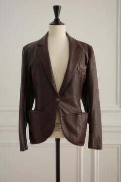 Azzedine Alaïa Leather Jacket 1980s