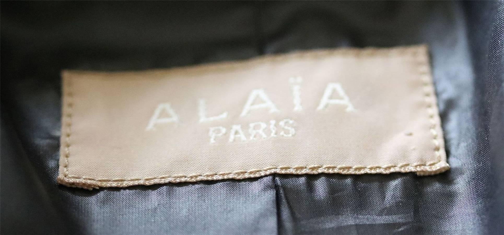 alaia butterfly lining jacket