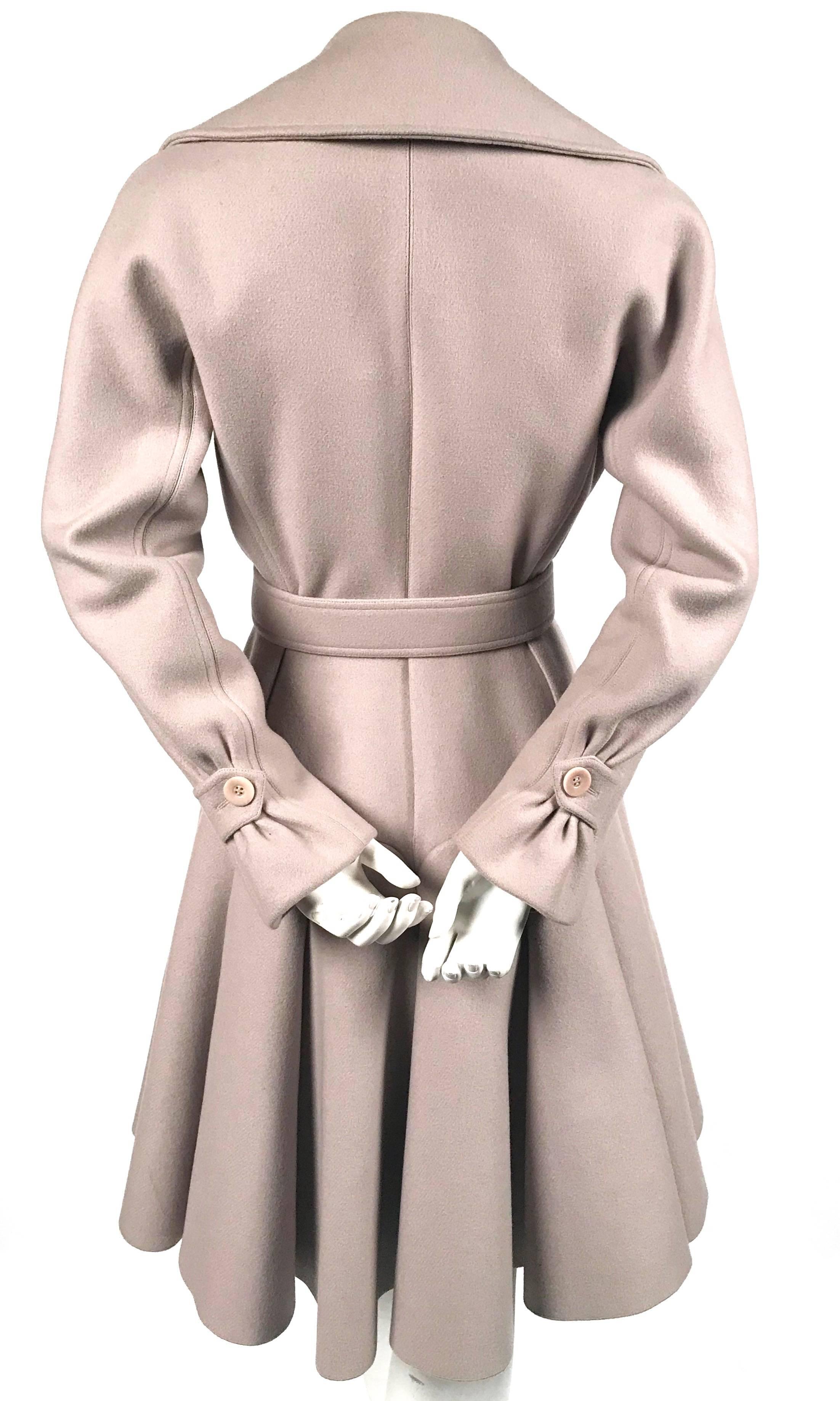 flared skirt coat
