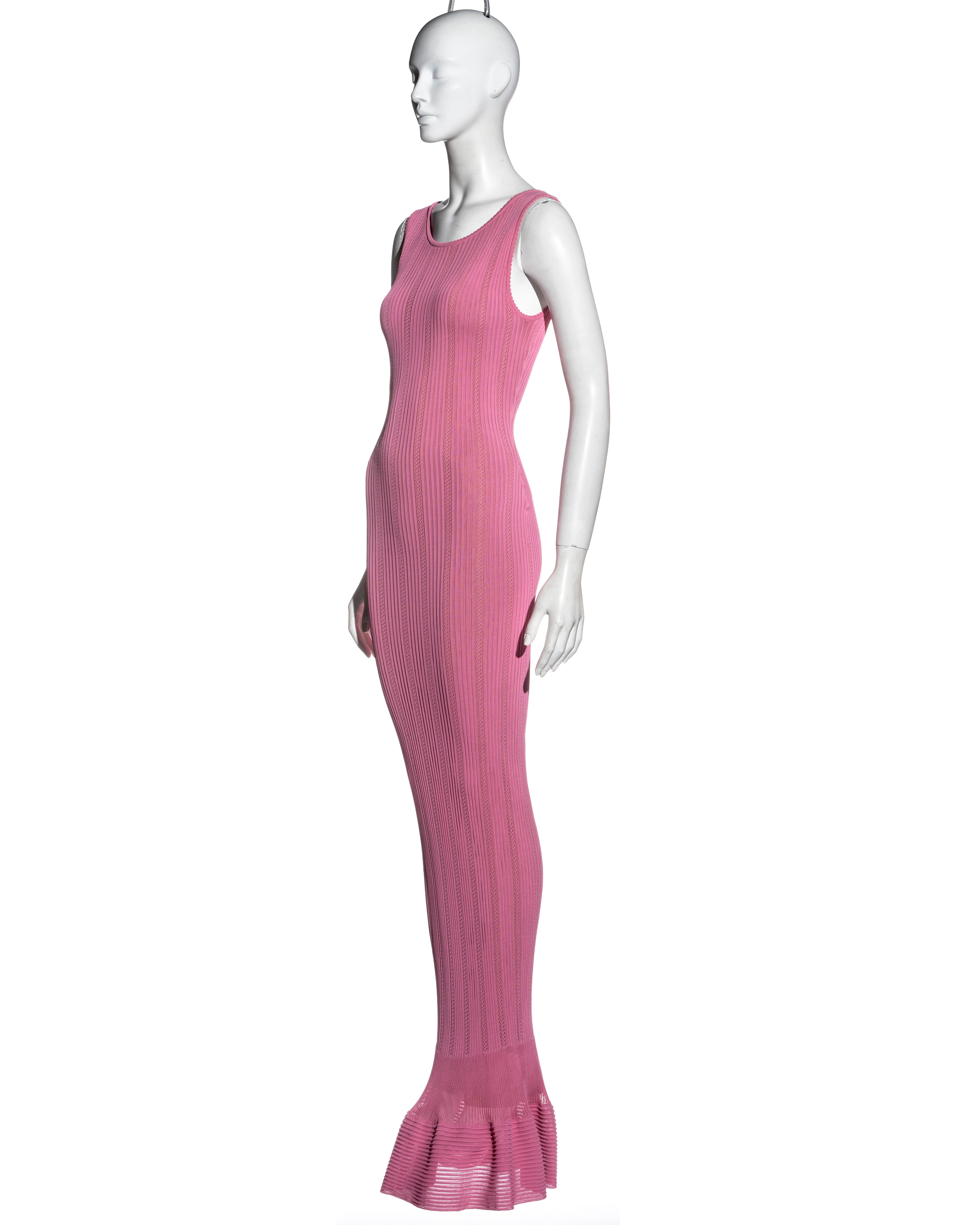 pink alaia dress
