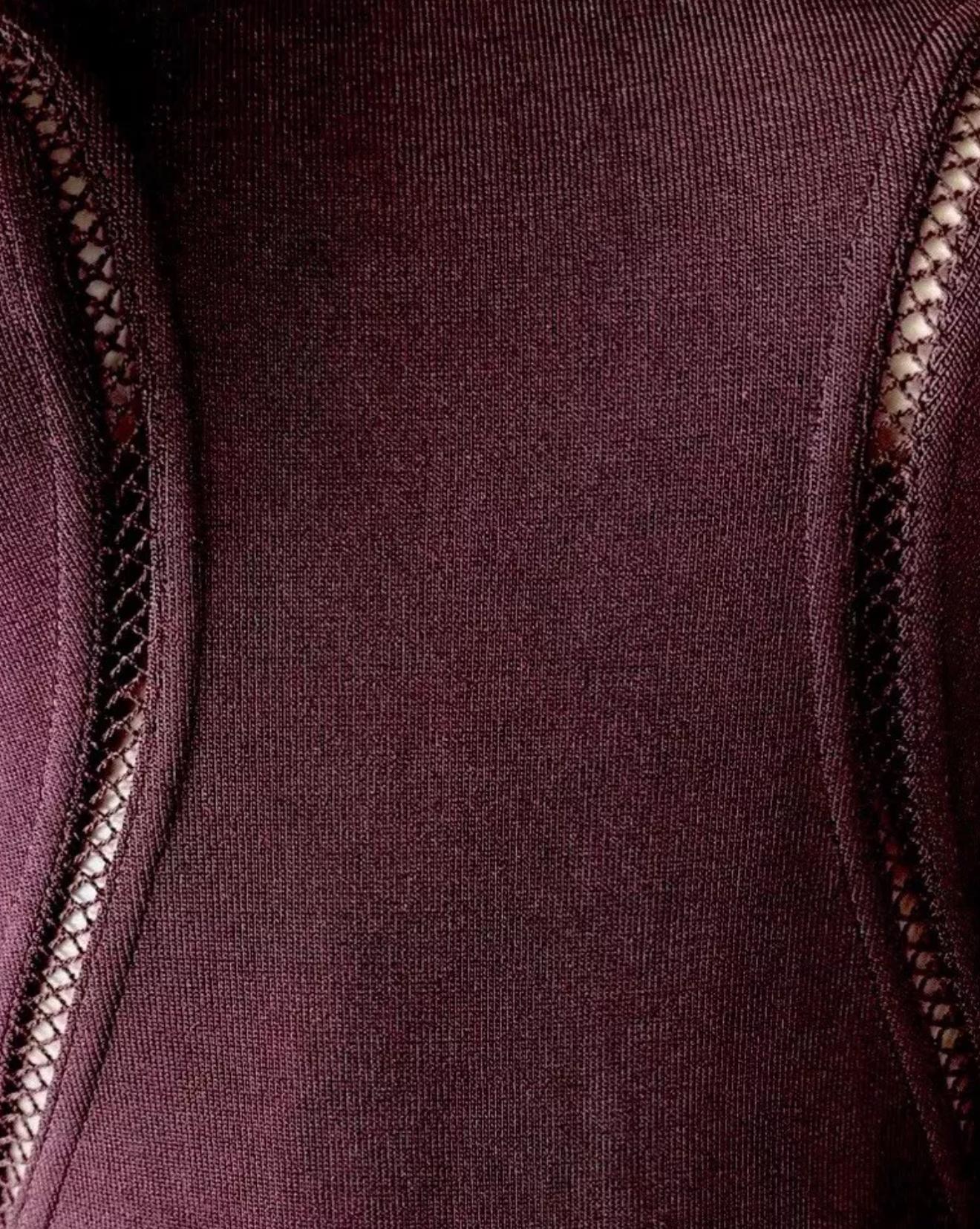 Donna AZZEDINE ALAIA - Raro Top Vintage F&F 1991 in maglia in vendita