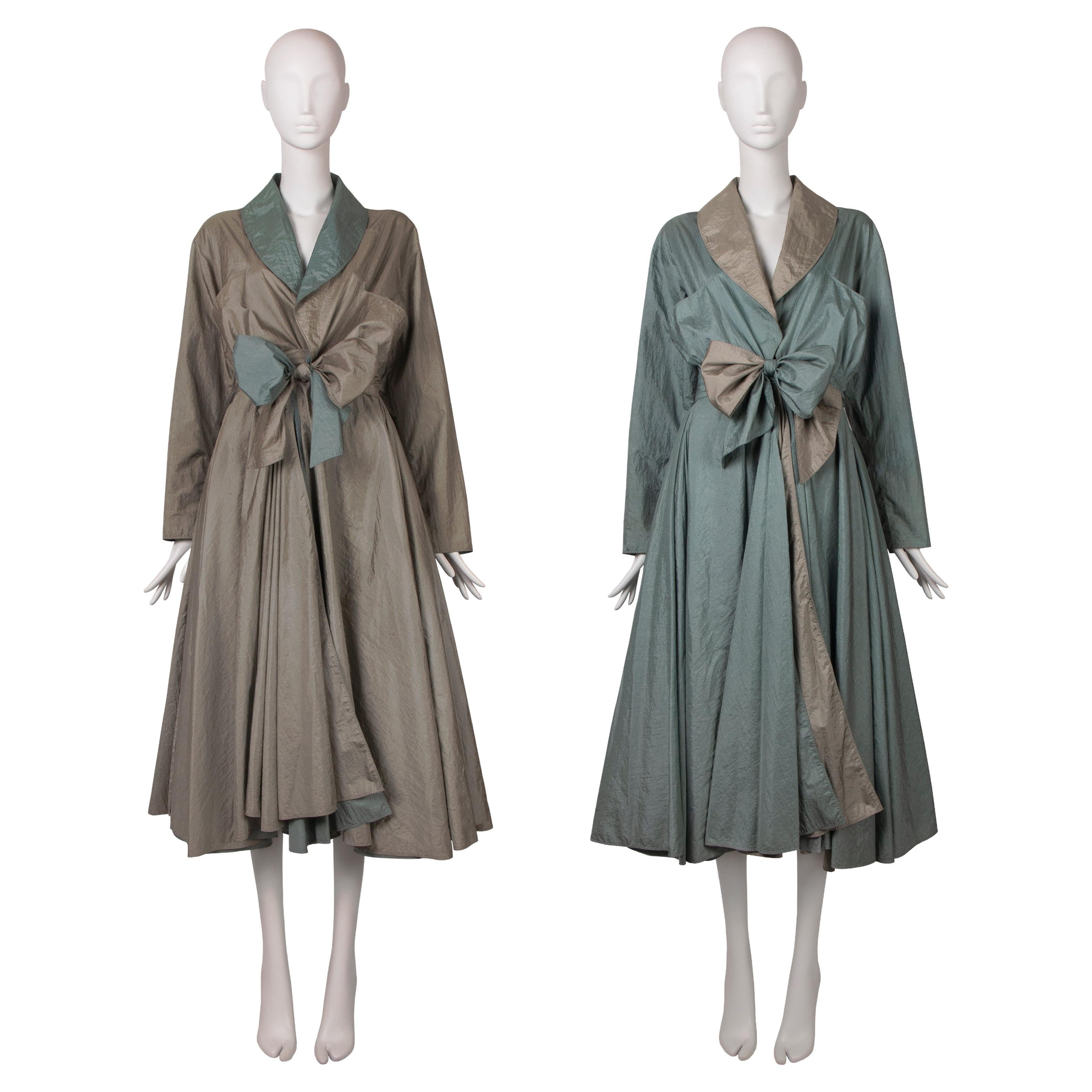 Azzedine Alaïa reversible coat dress, ss 1988