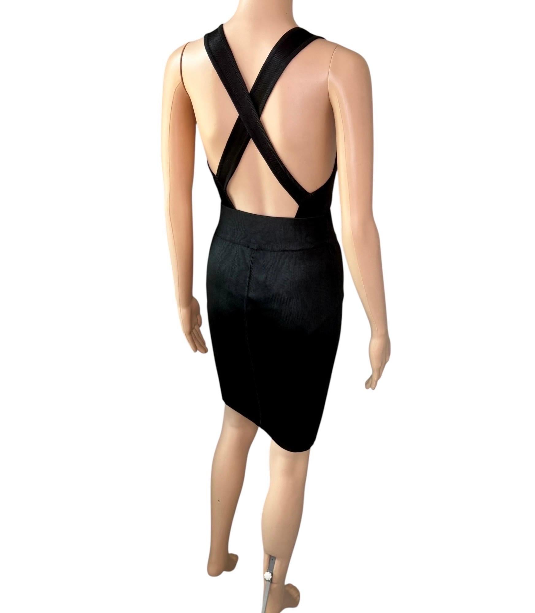 Azzedine Alaia S/S 1986 Runway Vintage Skirt & Bodysuit Top 2 Piece Set Ensemble For Sale 12