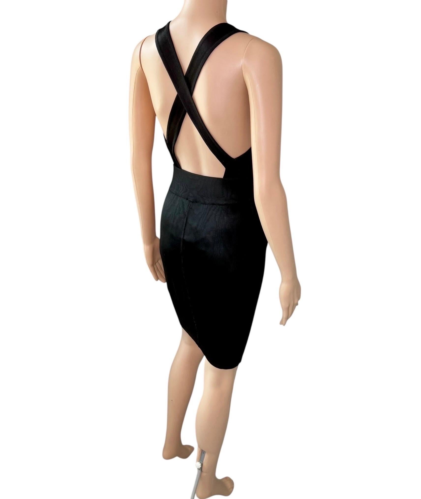 Azzedine Alaia S/S 1986 Runway Vintage Skirt & Bodysuit Top 2 Piece Set Ensemble For Sale 14