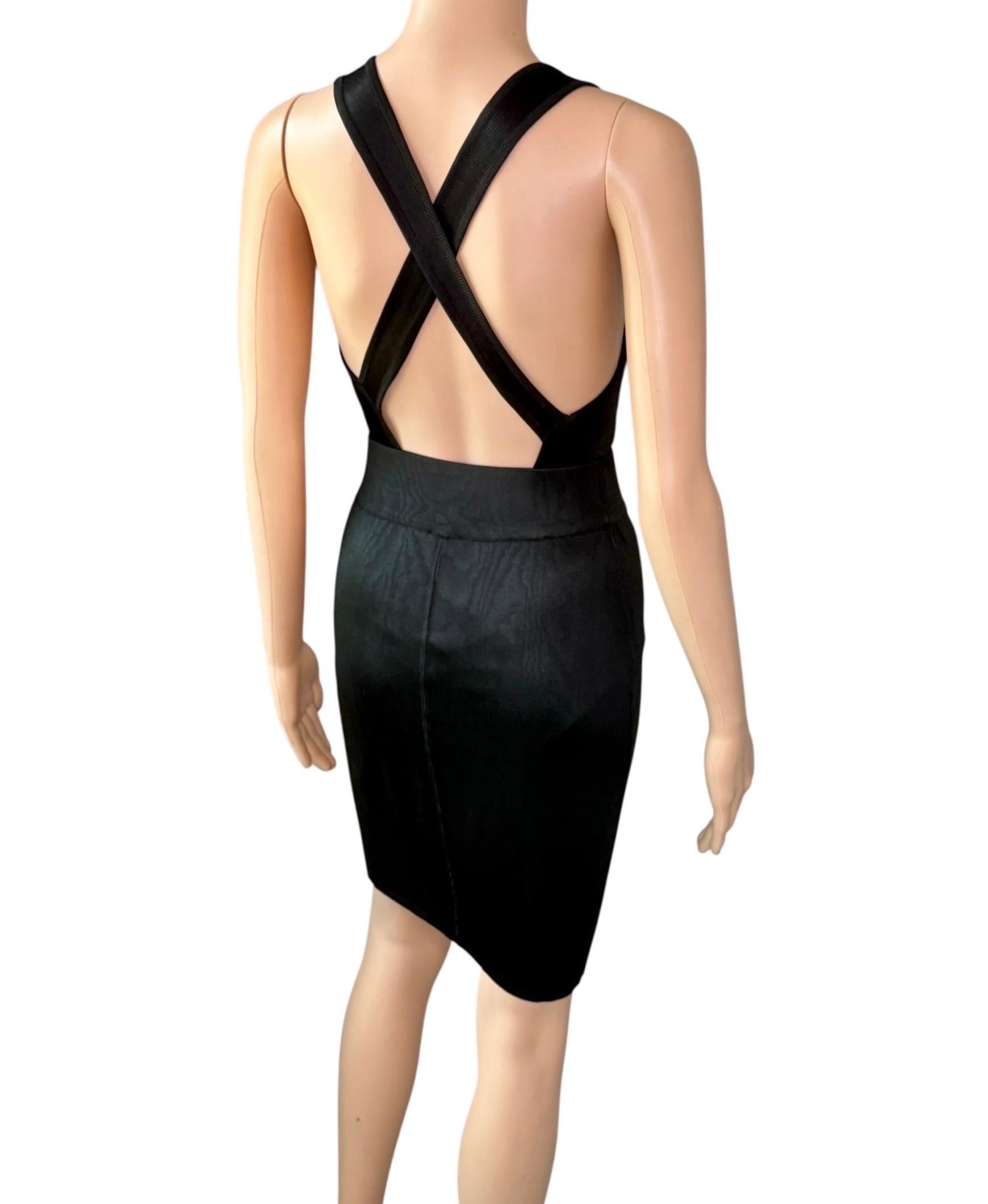 Women's Azzedine Alaia S/S 1986 Runway Vintage Skirt & Bodysuit Top 2 Piece Set Ensemble For Sale