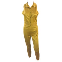 Ensemble 2 pièces pantalon legging et haut vintage Azzedine Alaia (années 1990)