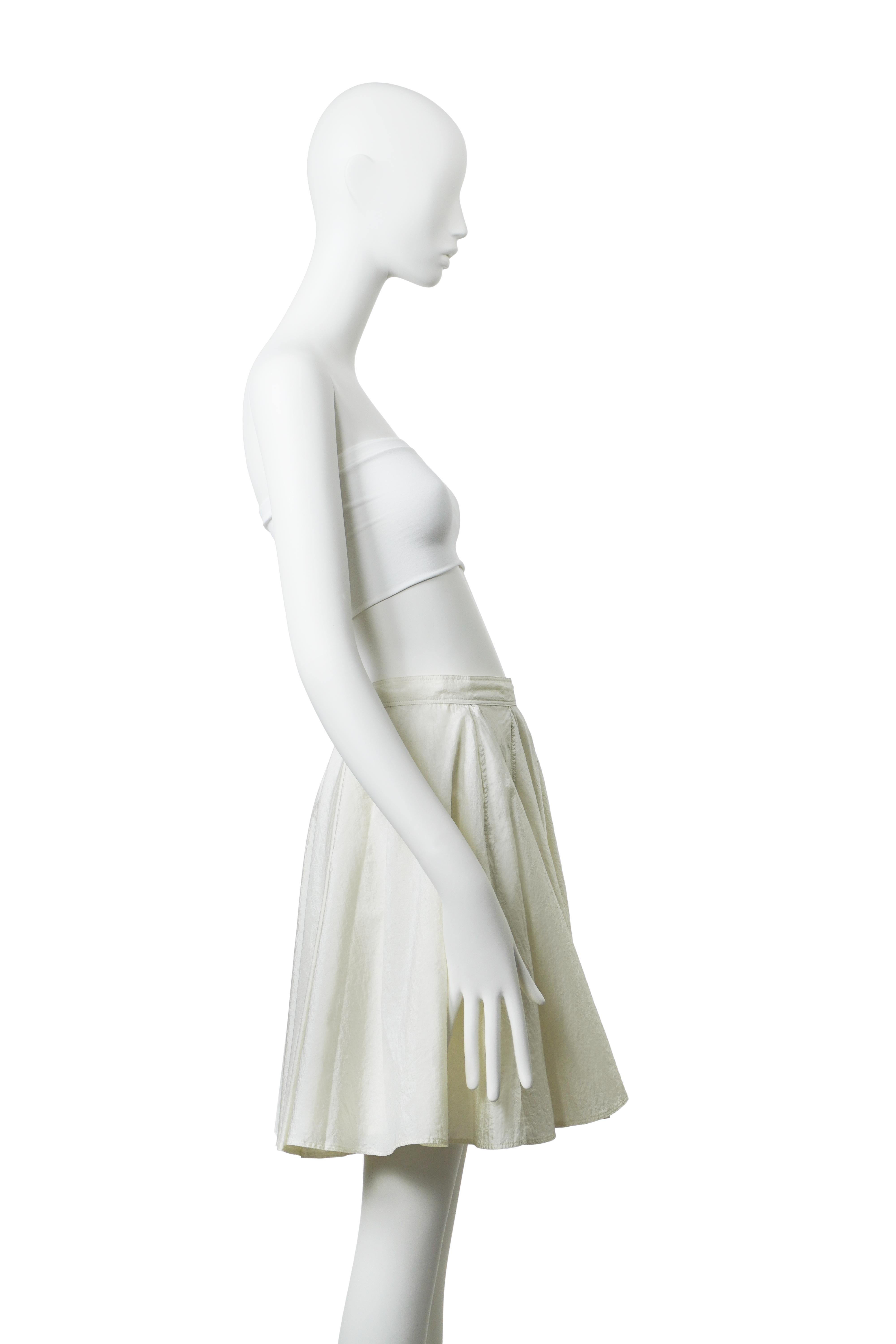 Azzedine Alaïa - Gonna a ruota in nylon - P/E 1988 in vendita 5