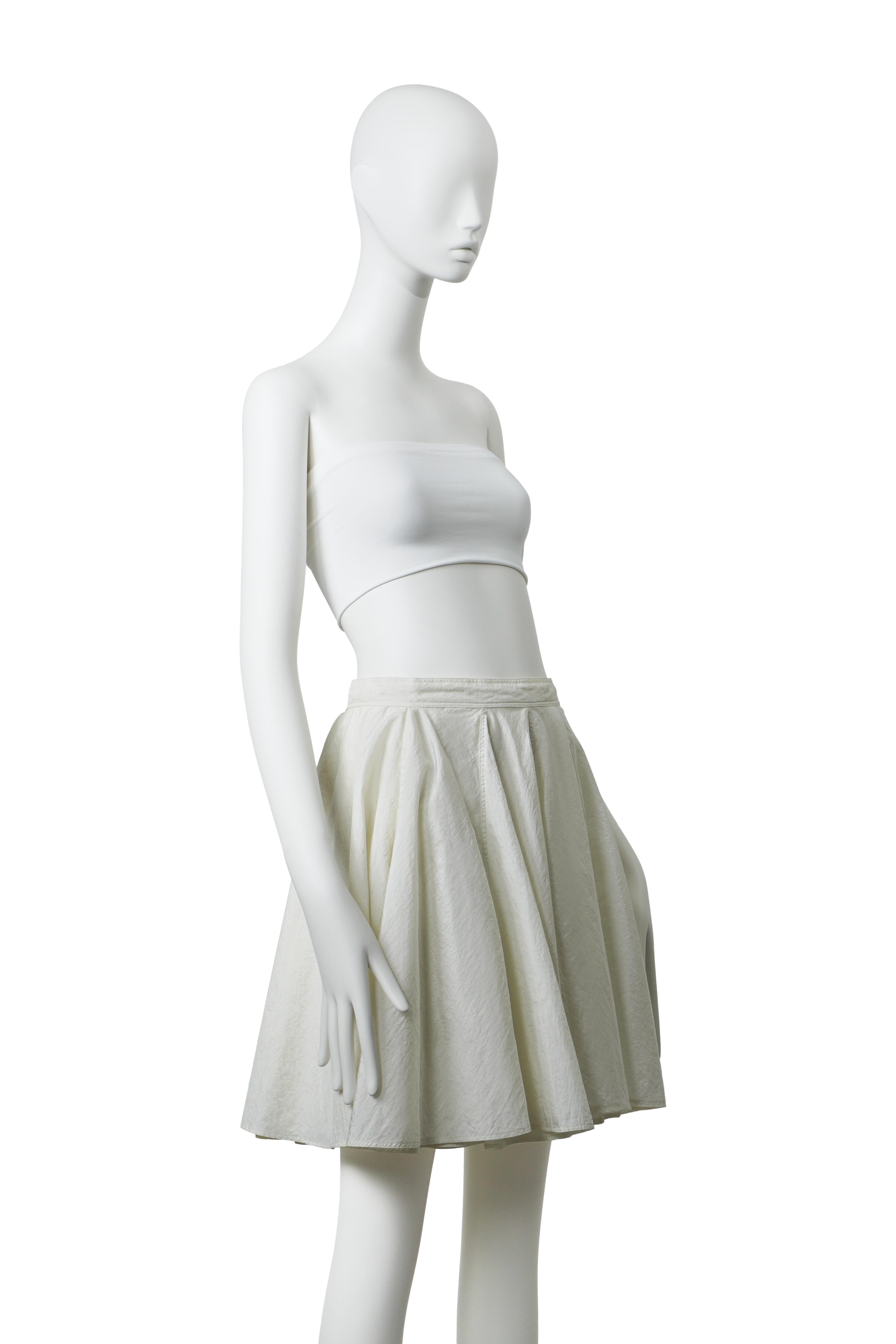 Azzedine Alaïa - Gonna a ruota in nylon - P/E 1988 in vendita 6