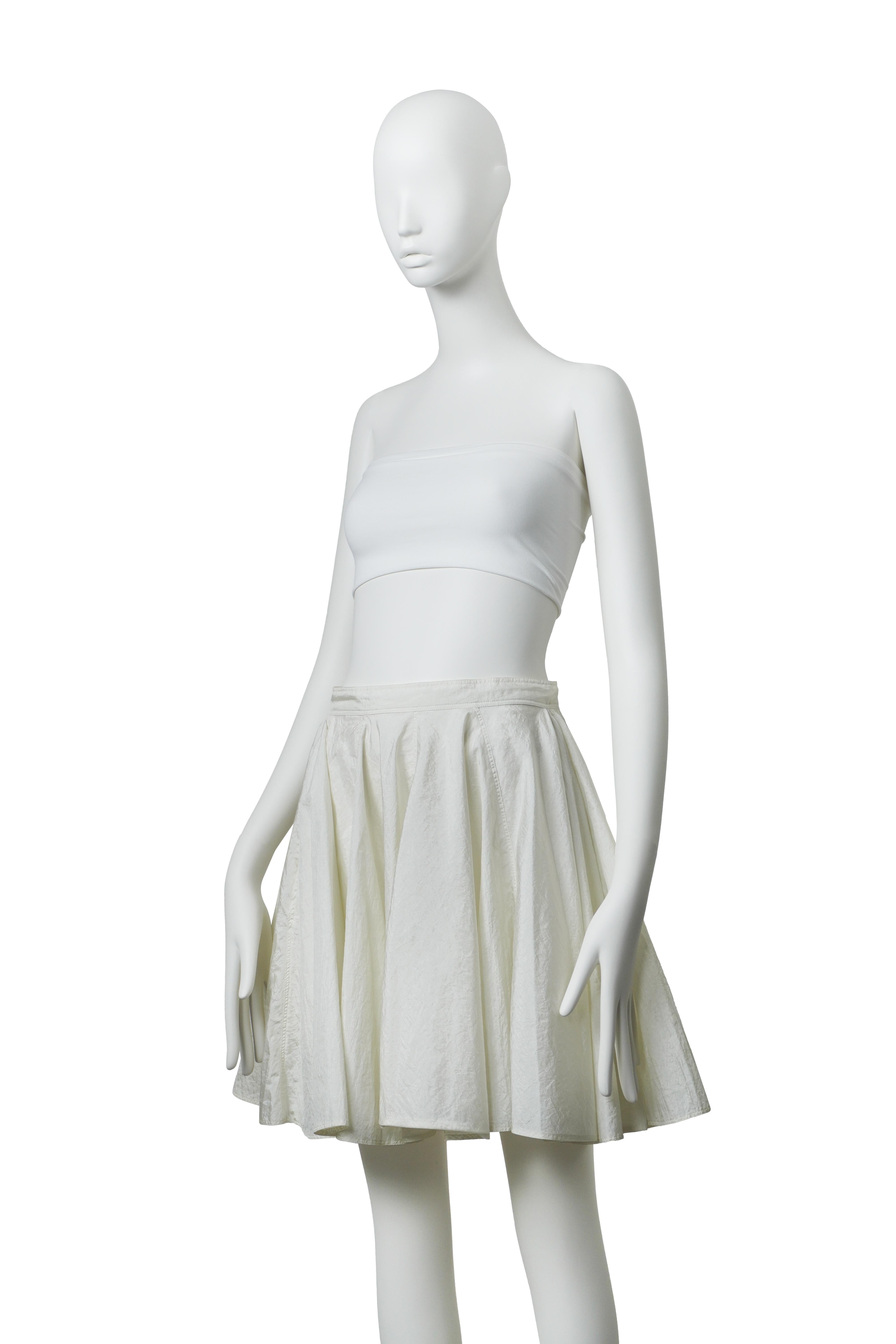 Azzedine Alaïa - Gonna a ruota in nylon - P/E 1988 In condizioni ottime in vendita a Berlin, BE