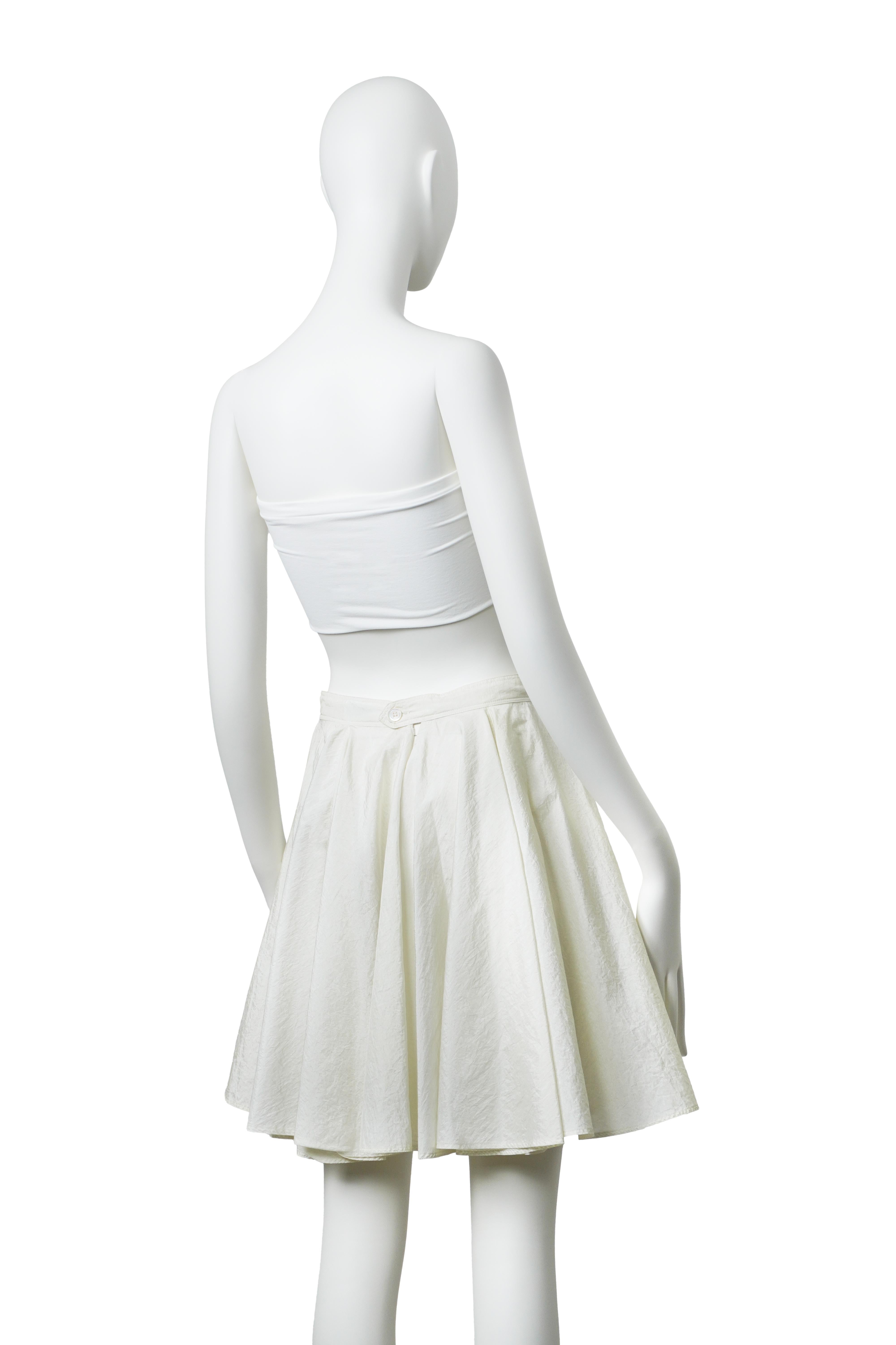 Azzedine Alaïa - Gonna a ruota in nylon - P/E 1988 in vendita 4