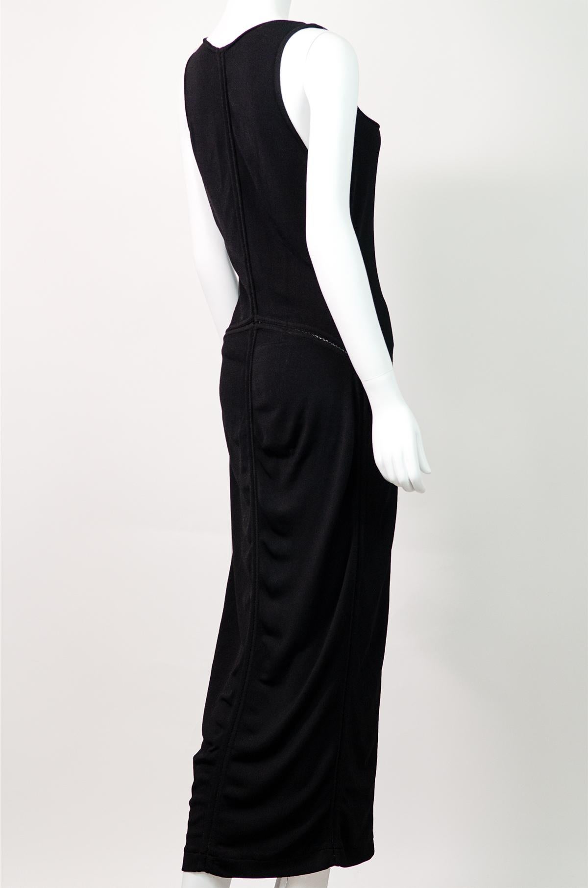 AZZEDINE ALAÏA S/S 1988 Runway Knit Maxi Dress M For Sale 1