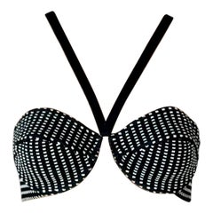 Azzedine Alaia S/S 1990 Runway Vintage Bra Bralette Bustier Crop Top