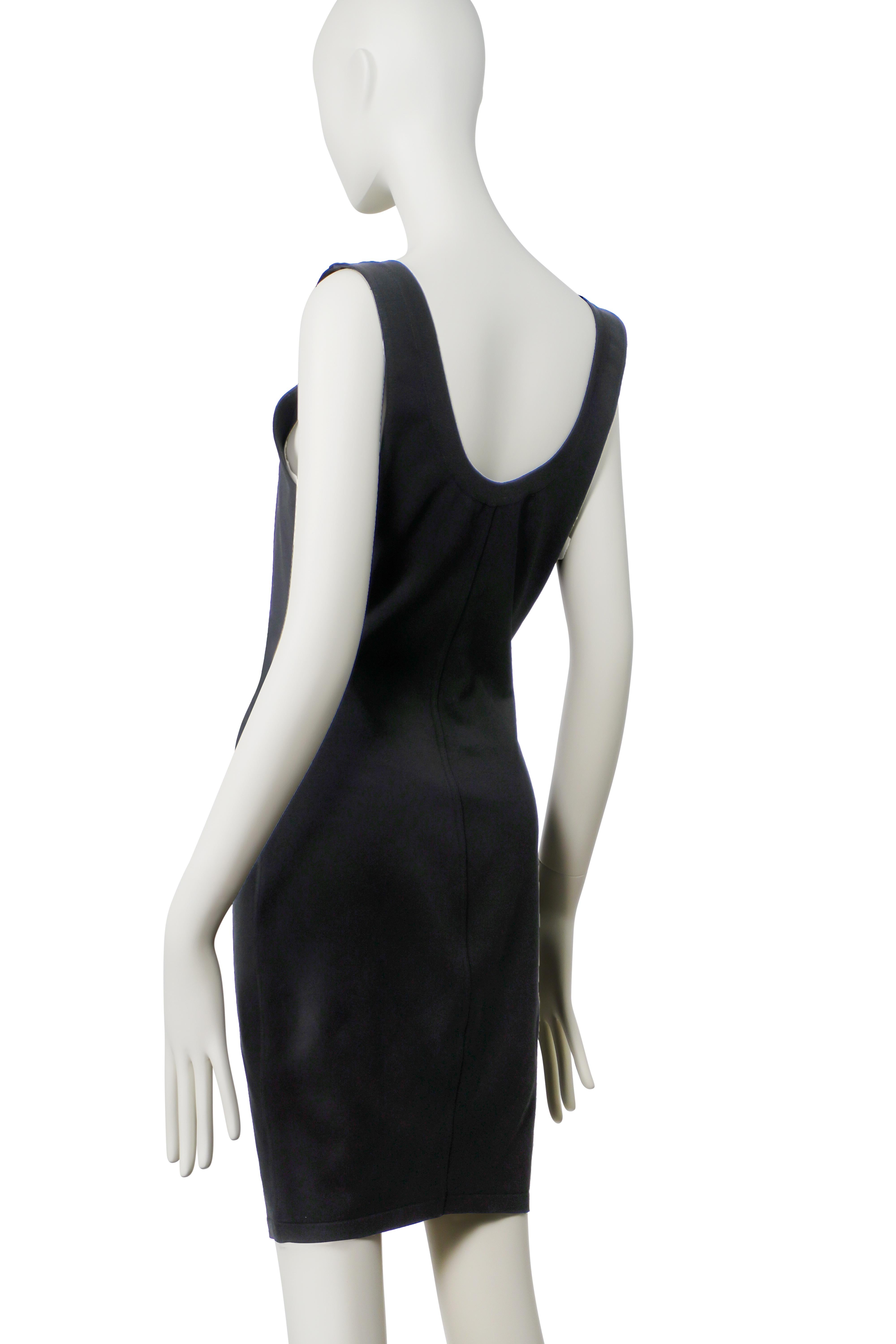 Izzedine Alaïa S/S 1991 The Supermodel Bodycon Runway Dress L en vente 5