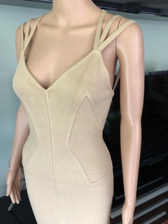 Azzedine Alaia S/S 1990 Vintage Bodycon Mini Dress
