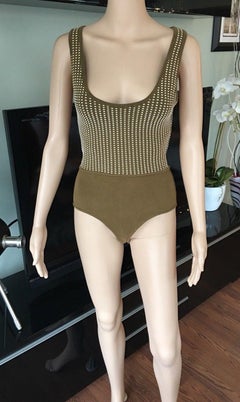 Azzedine Alaia S/S 1990 Vintage Leggings/Shorts Body Corsé Conjunto de 3 piezas