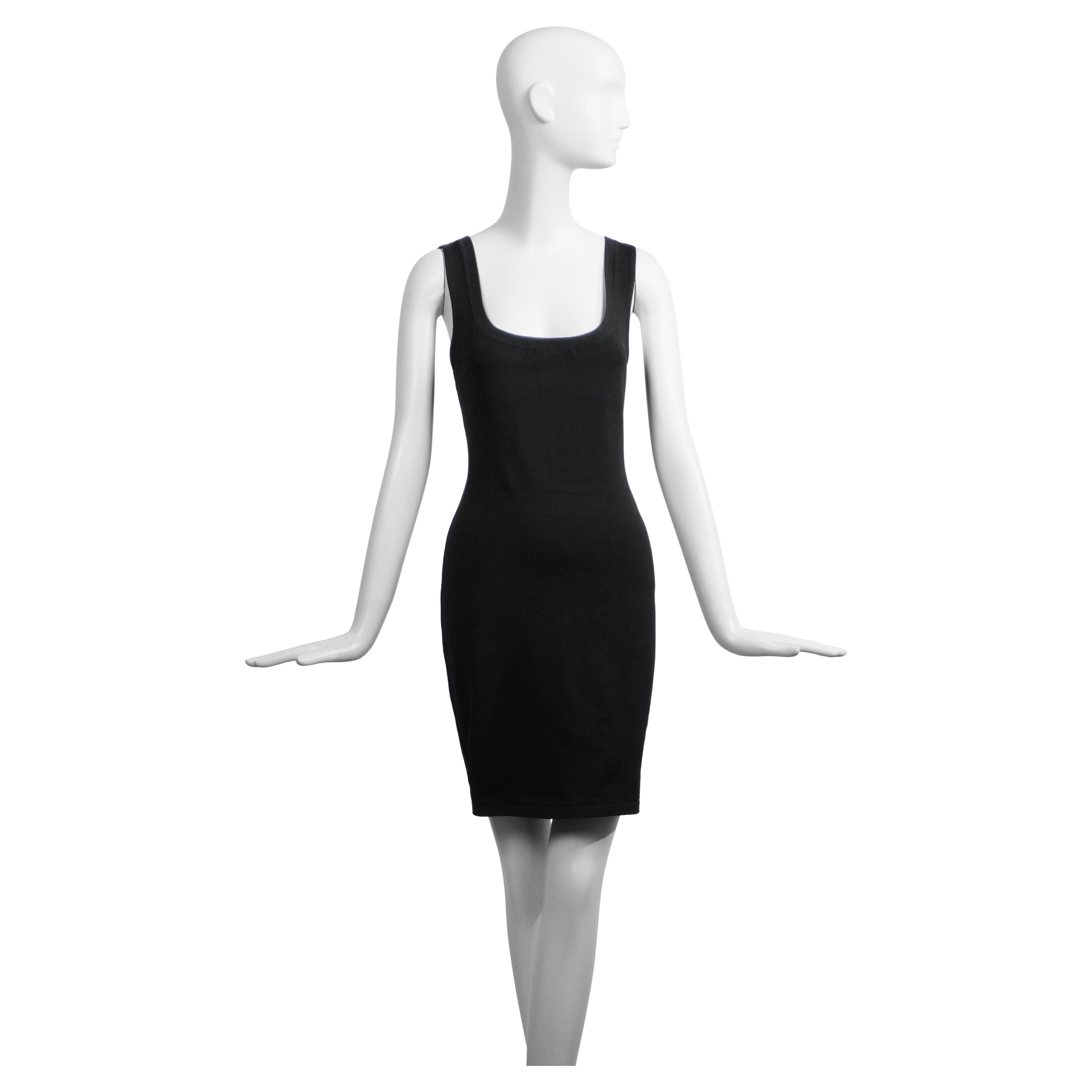 AZZEDINE ALAÏA S/S 1991 La Supermodelo Bodycon Vestido de Pasarela L en venta