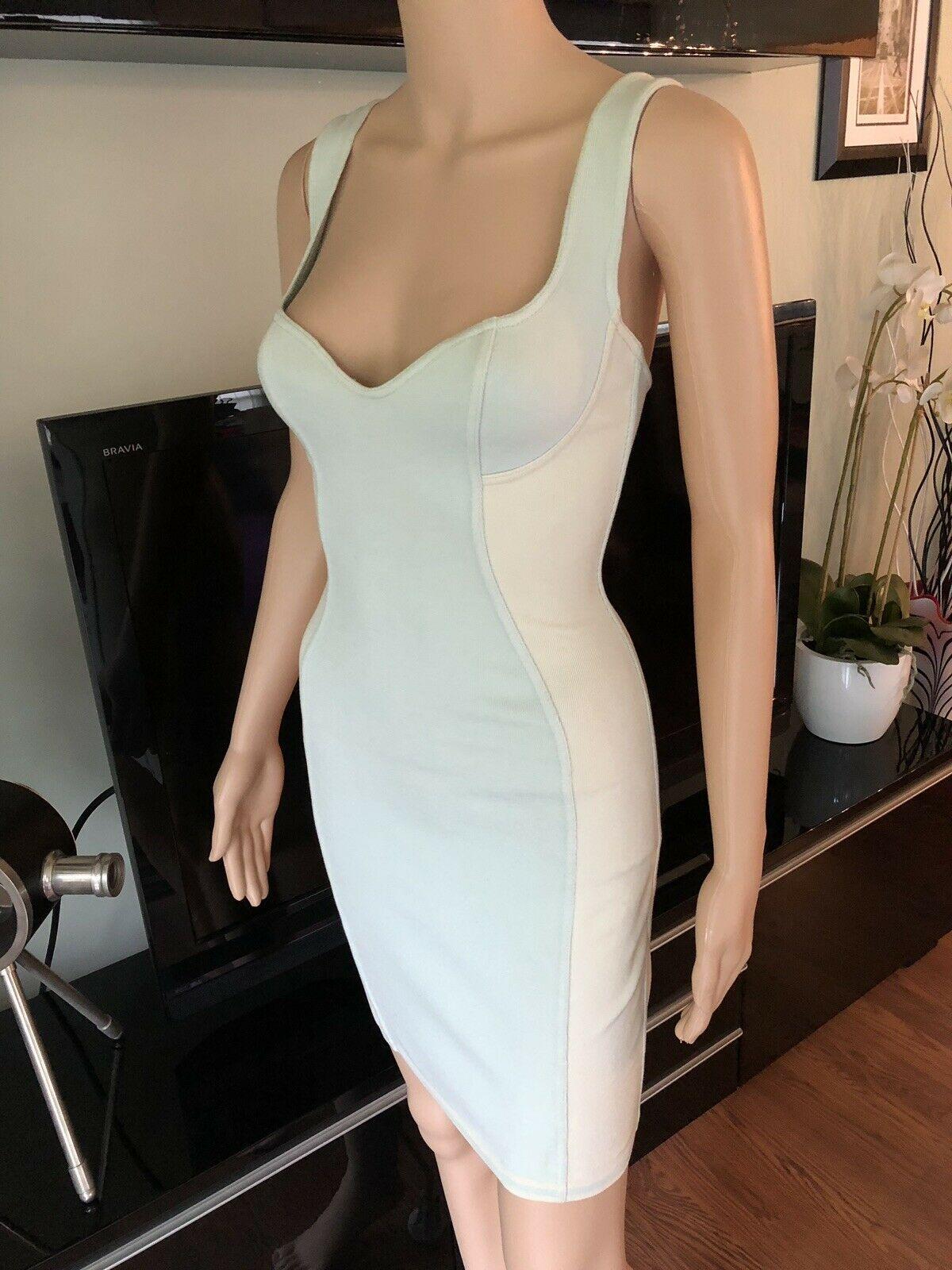 Azzedine Alaia S/S 1991 Vintage Bustier Fitted Dress In Good Condition In Naples, FL