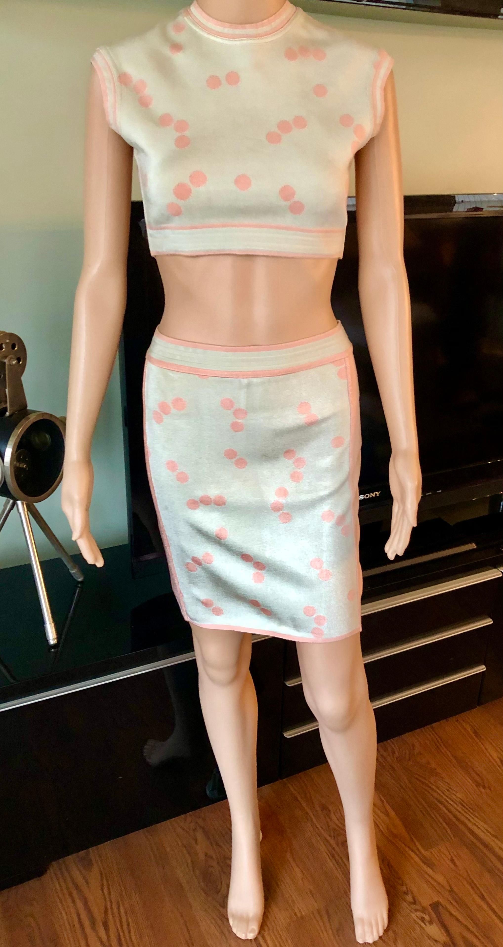 vintage skirt and top set