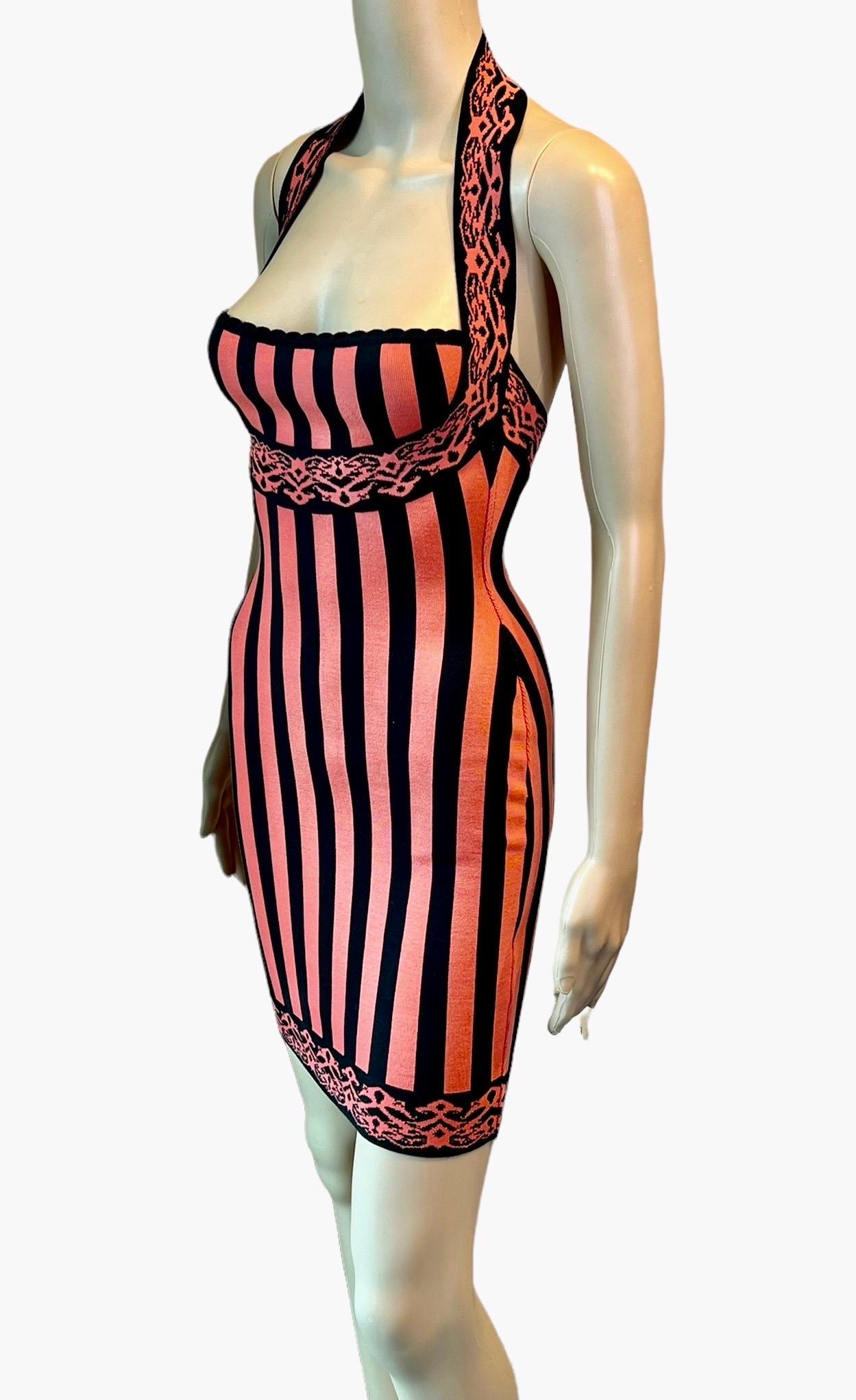 bodycon striped dress