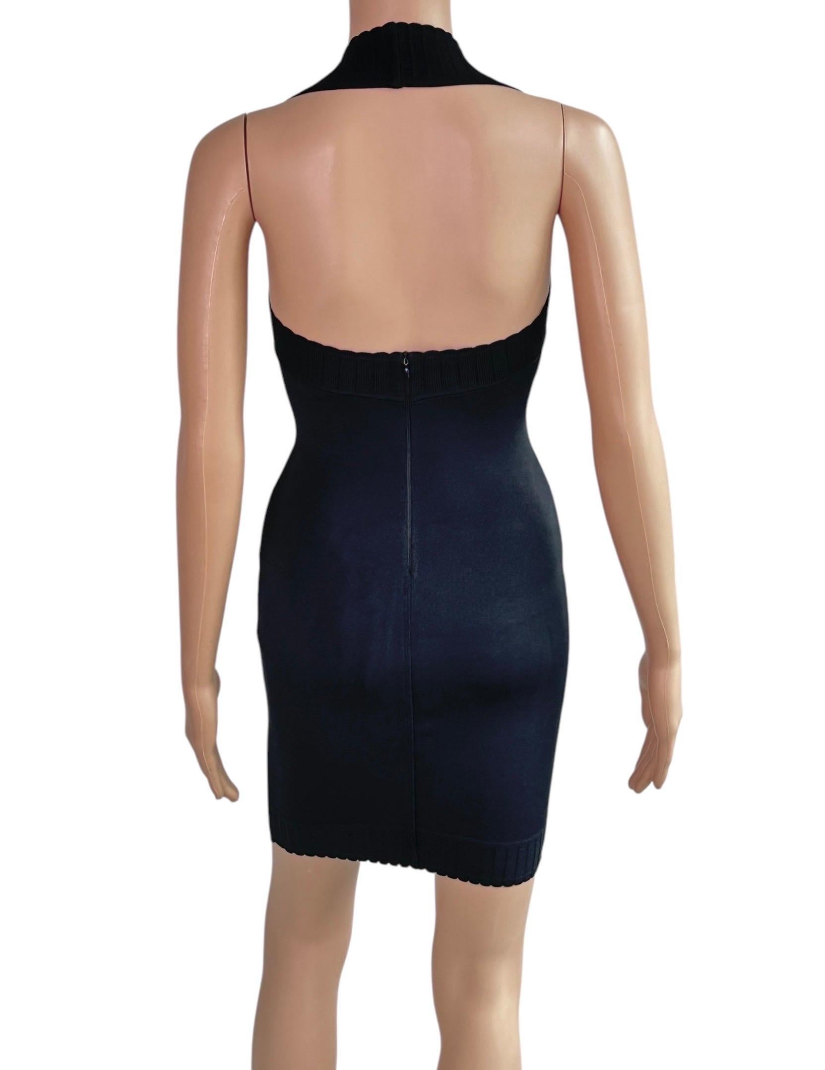 Azzedine Alaia S/S 1992 Unworn Bustier Open Back Dress and Bolero 2 Piece Set 7