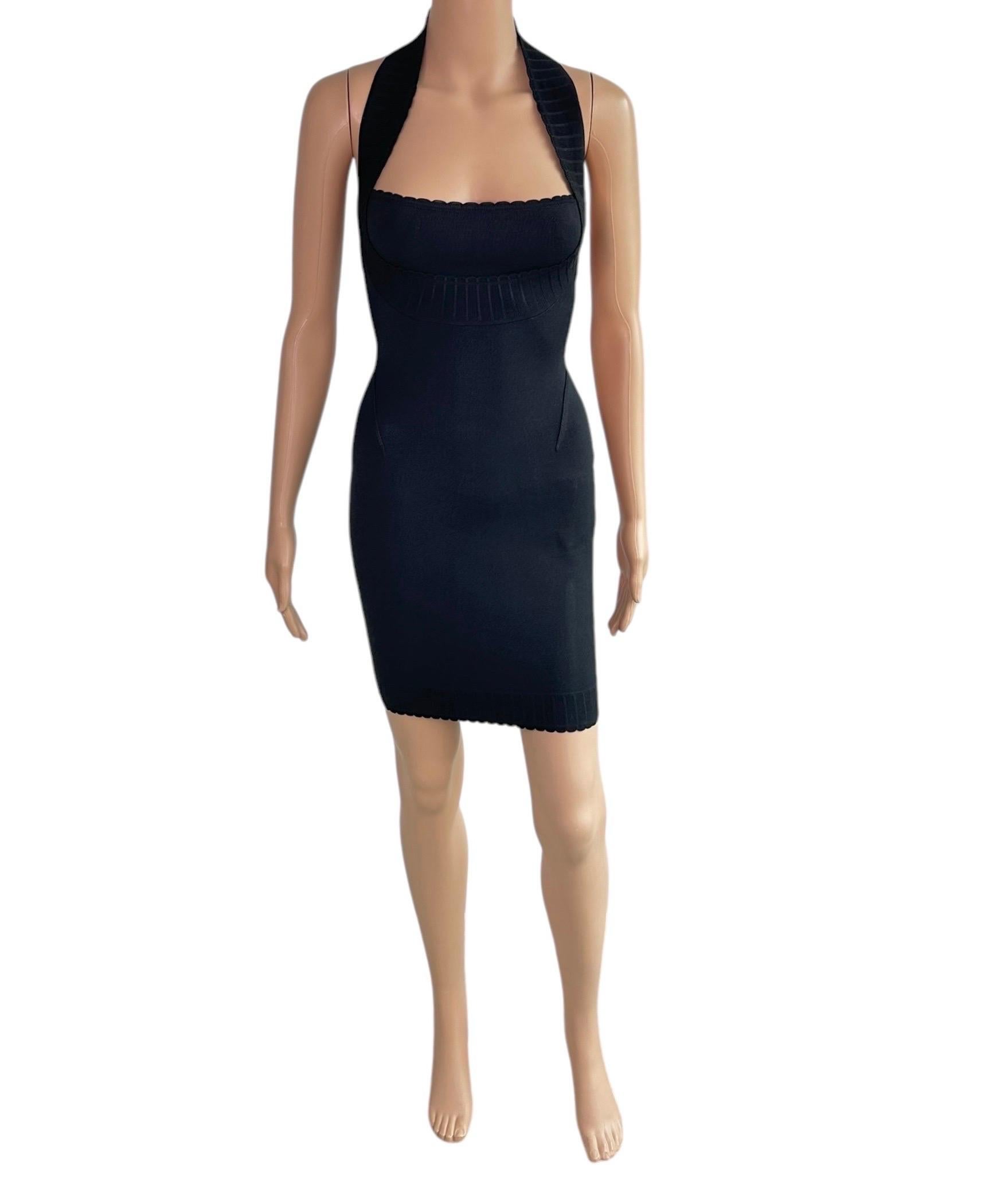 Azzedine Alaia S/S 1992 Unworn Bustier Open Back Dress and Bolero 2 Piece Set 9