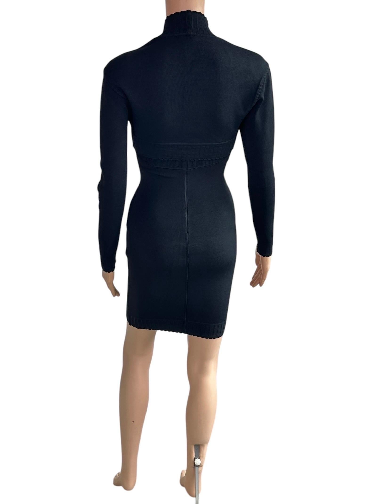 Azzedine Alaia S/S 1992 Unworn Bustier Open Back Dress and Bolero 2 Piece Set 10