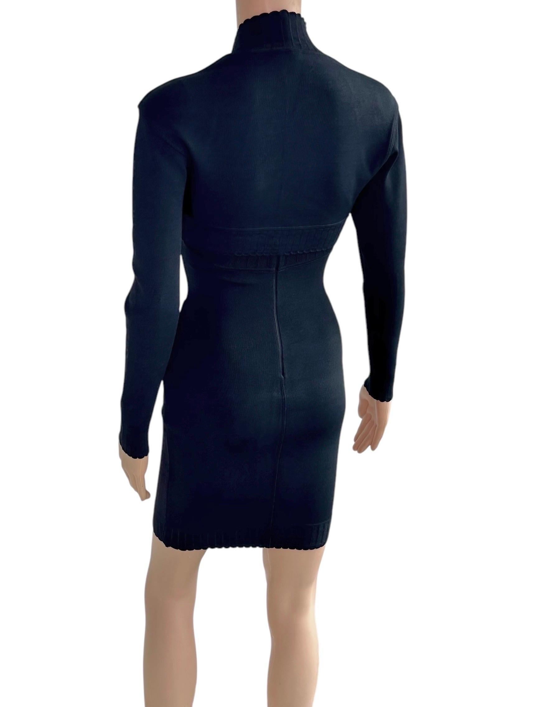 Azzedine Alaia S/S 1992 Unworn Bustier Open Back Dress and Bolero 2 Piece Set 12