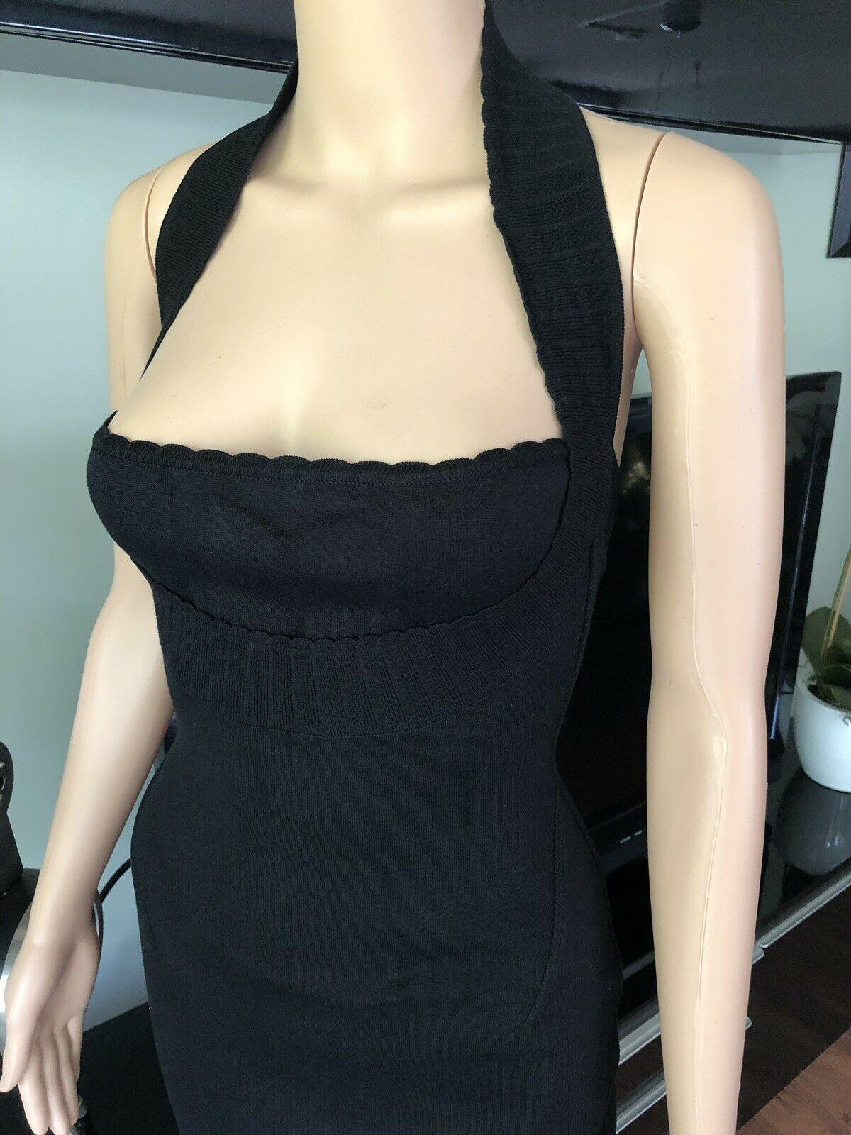 Azzedine Alaia S/S 1992 Vintage Bustier Open Back Dress In Good Condition In Naples, FL