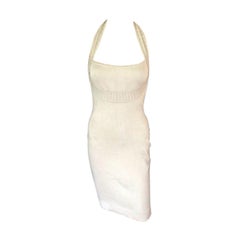 Azzedine Alaia S/S 1992 Vintage Bustier Open Back Dress 