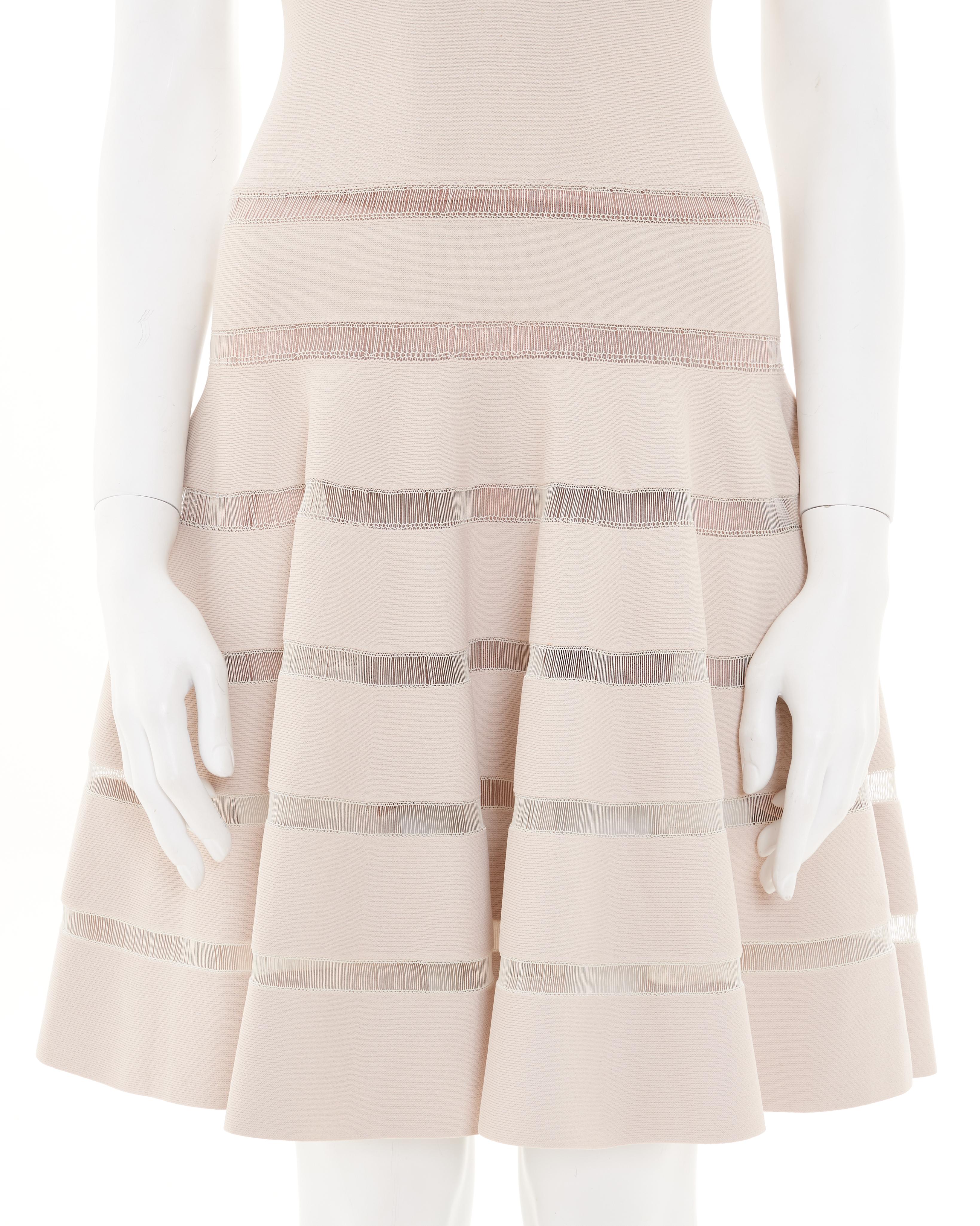 Azzedine Alaïa S/S 2010 Rosa Ärmelloses Midi Cocktailkleid im Angebot 2