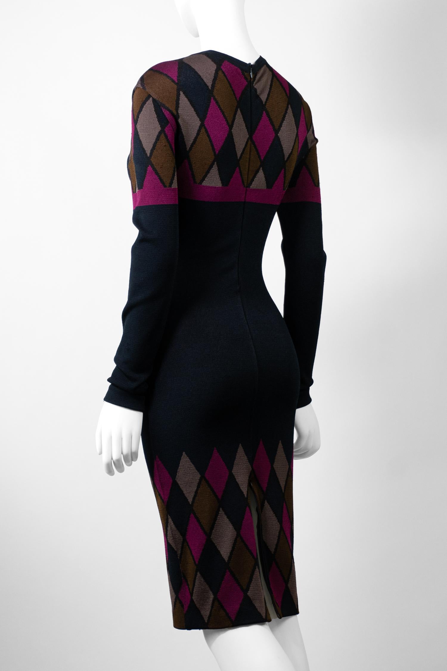 Azzedine Alaïa Fall Winter 1992 Rare Collectors Runway Ribbon Dress In Excellent Condition For Sale In Berlin, BE