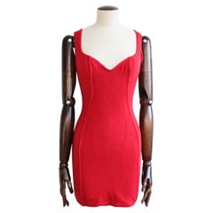 Azzedine Alaïa Spring/Summer 1991 Red Bodycon Mini Dress Clueless