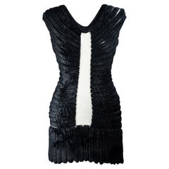 Azzedine Alaia SS 1994 houpette mini dress