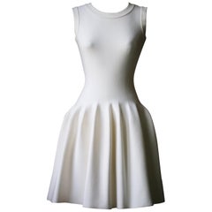 Azzedine Alaïa Stretch-Knit Mini Dress
