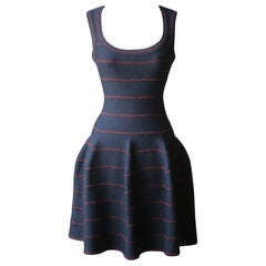Azzedine Alaïa Textured Stretch-Knit Dress