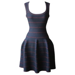 Azzedine Alaïa Textured Stretch-Knit Dress 