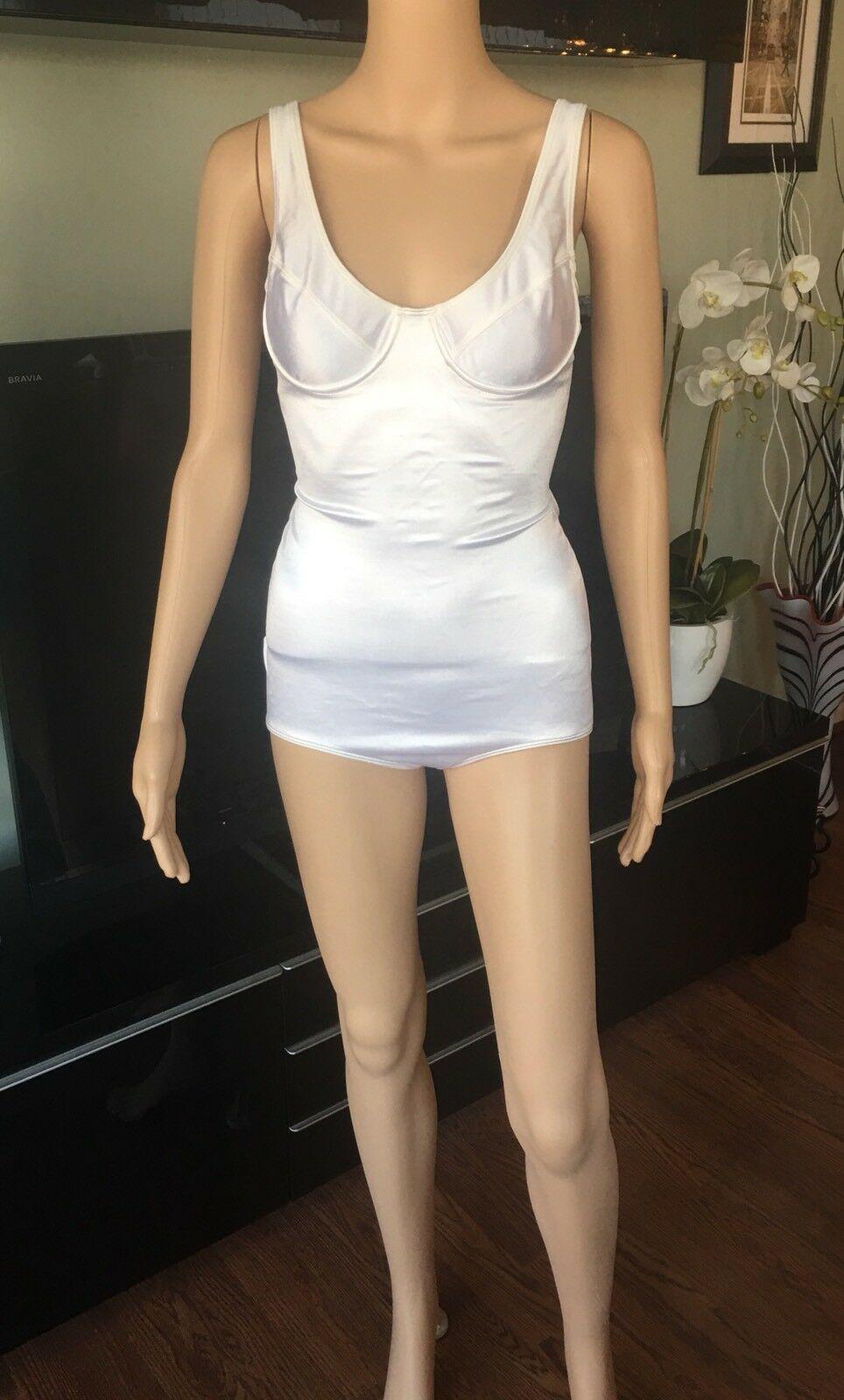 Combinaison de bain vintage avec bustier et découpes au dos Azzedine Alaia  Excellent état - En vente à Naples, FL