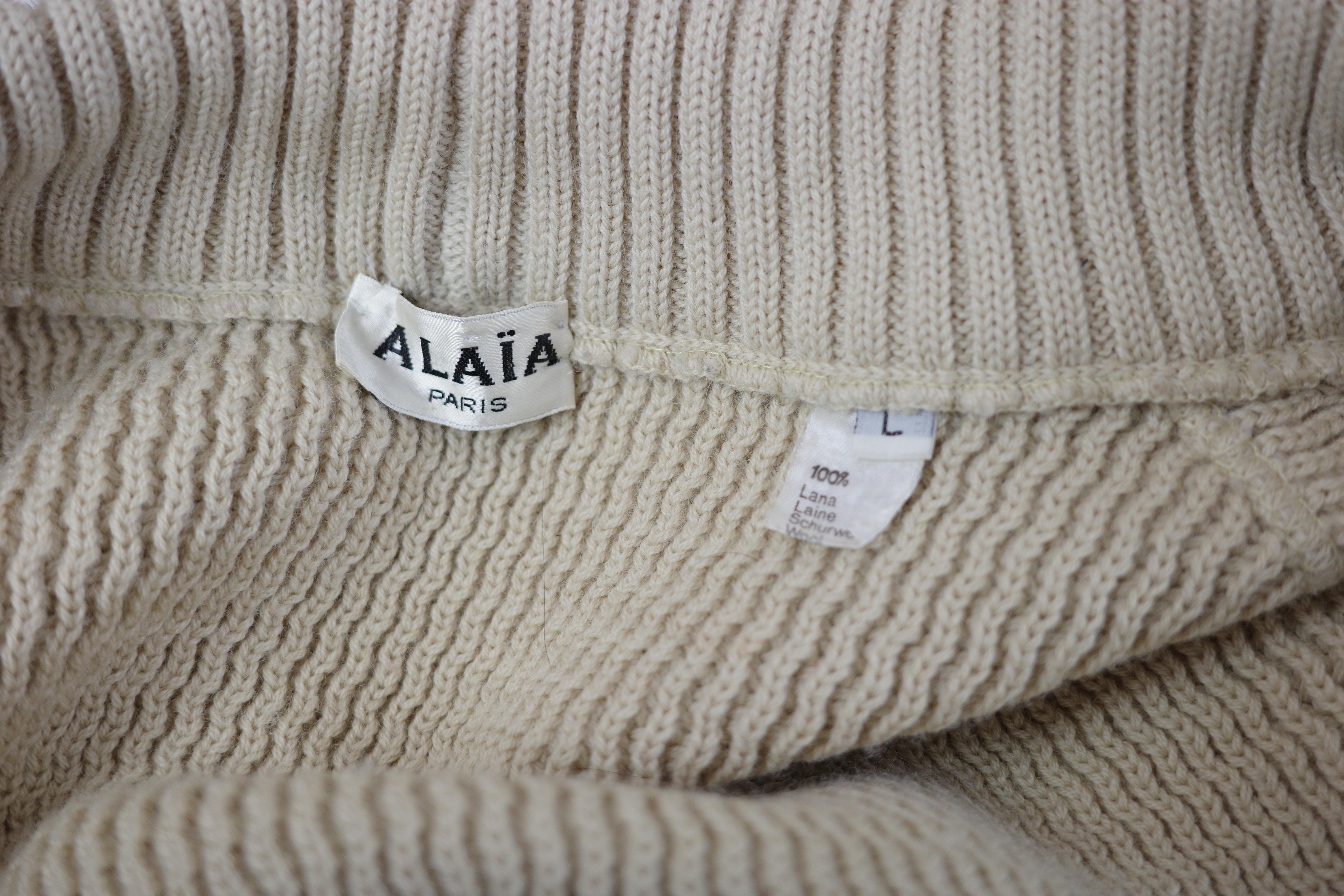 Azzedine Alaia Cárdigan Vintage A/W 1985 en venta 7