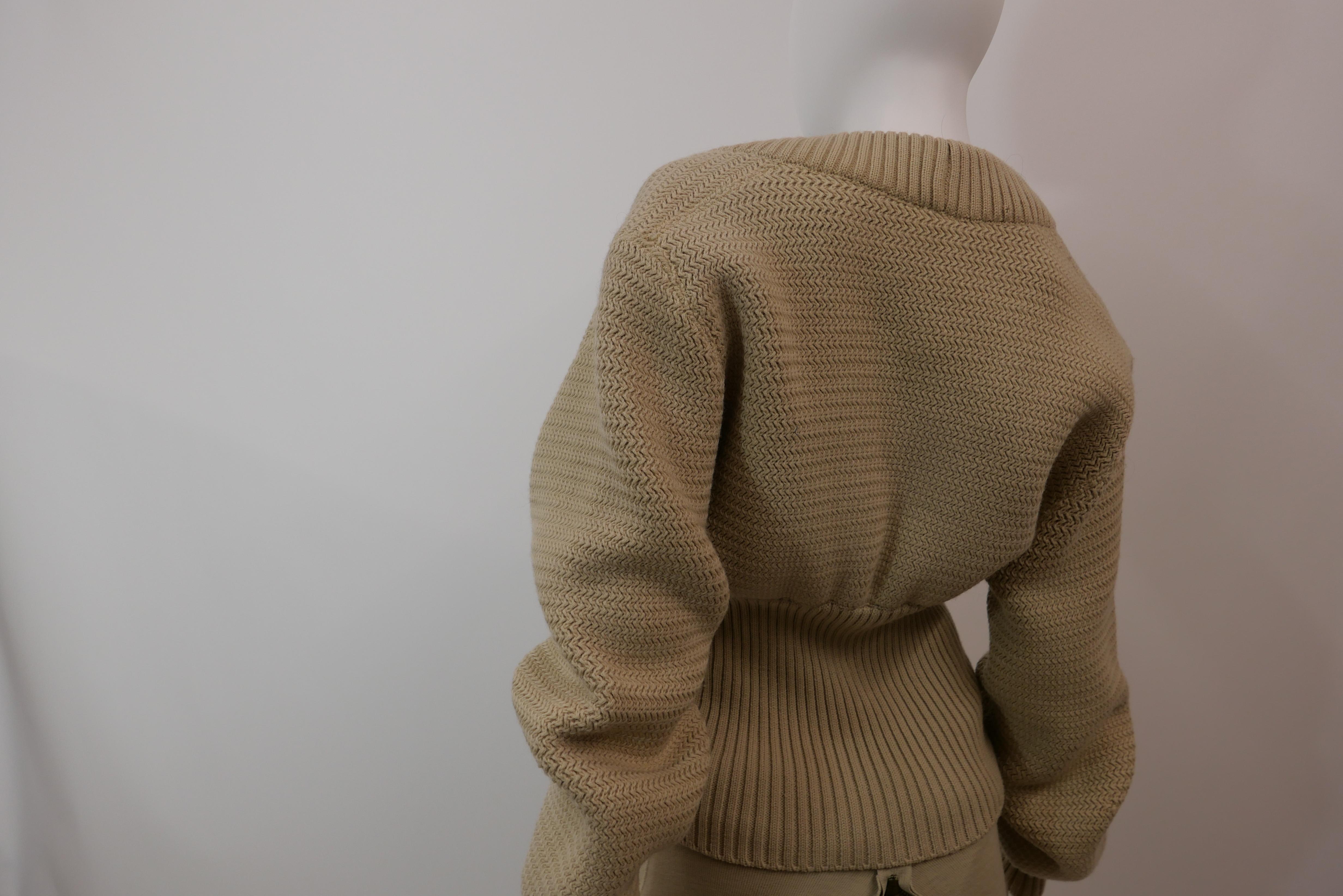 Azzedine Alaia Cárdigan Vintage A/W 1985 en Bueno estado para la venta en London, GB