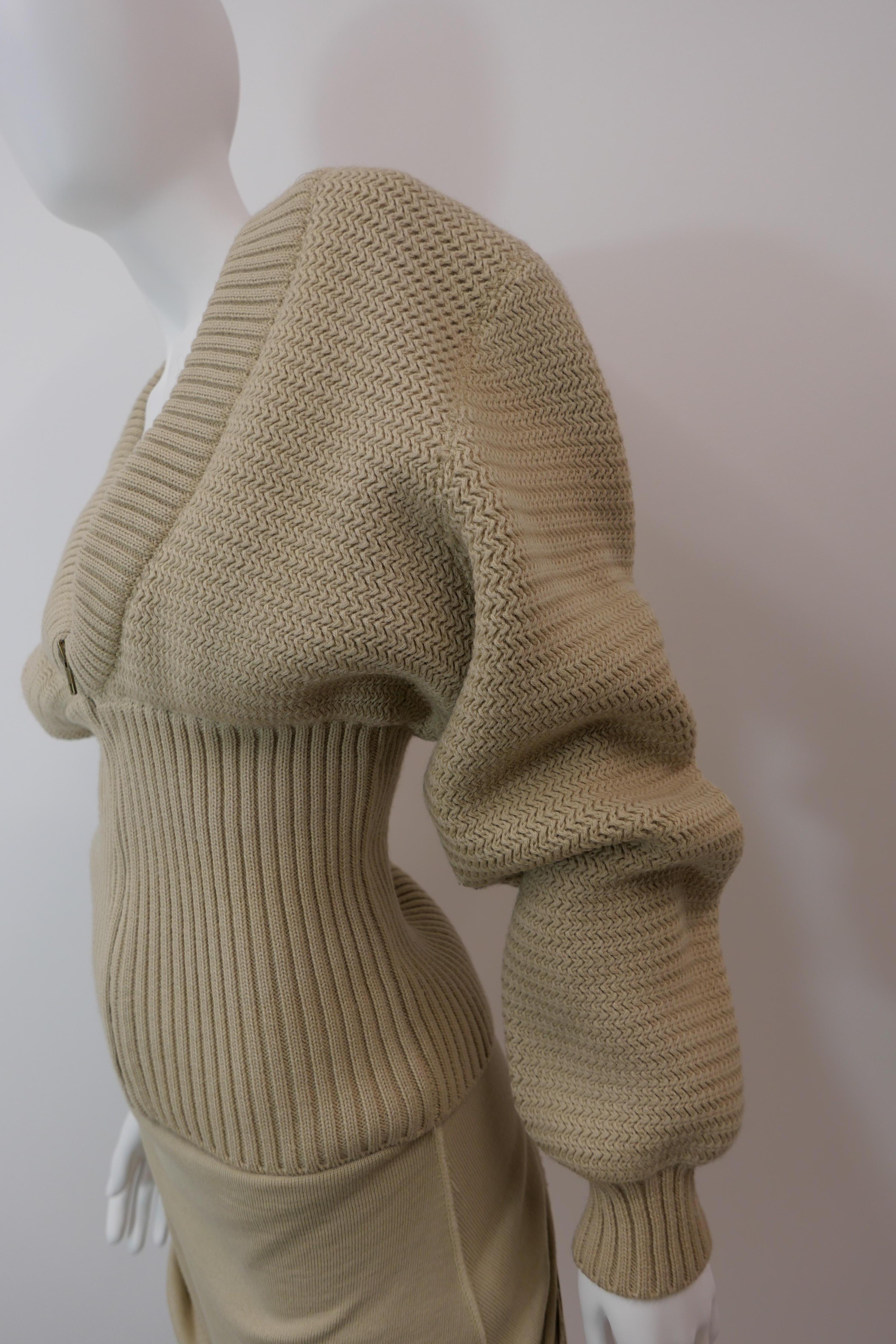 Azzedine Alaia Cárdigan Vintage A/W 1985 en venta 1