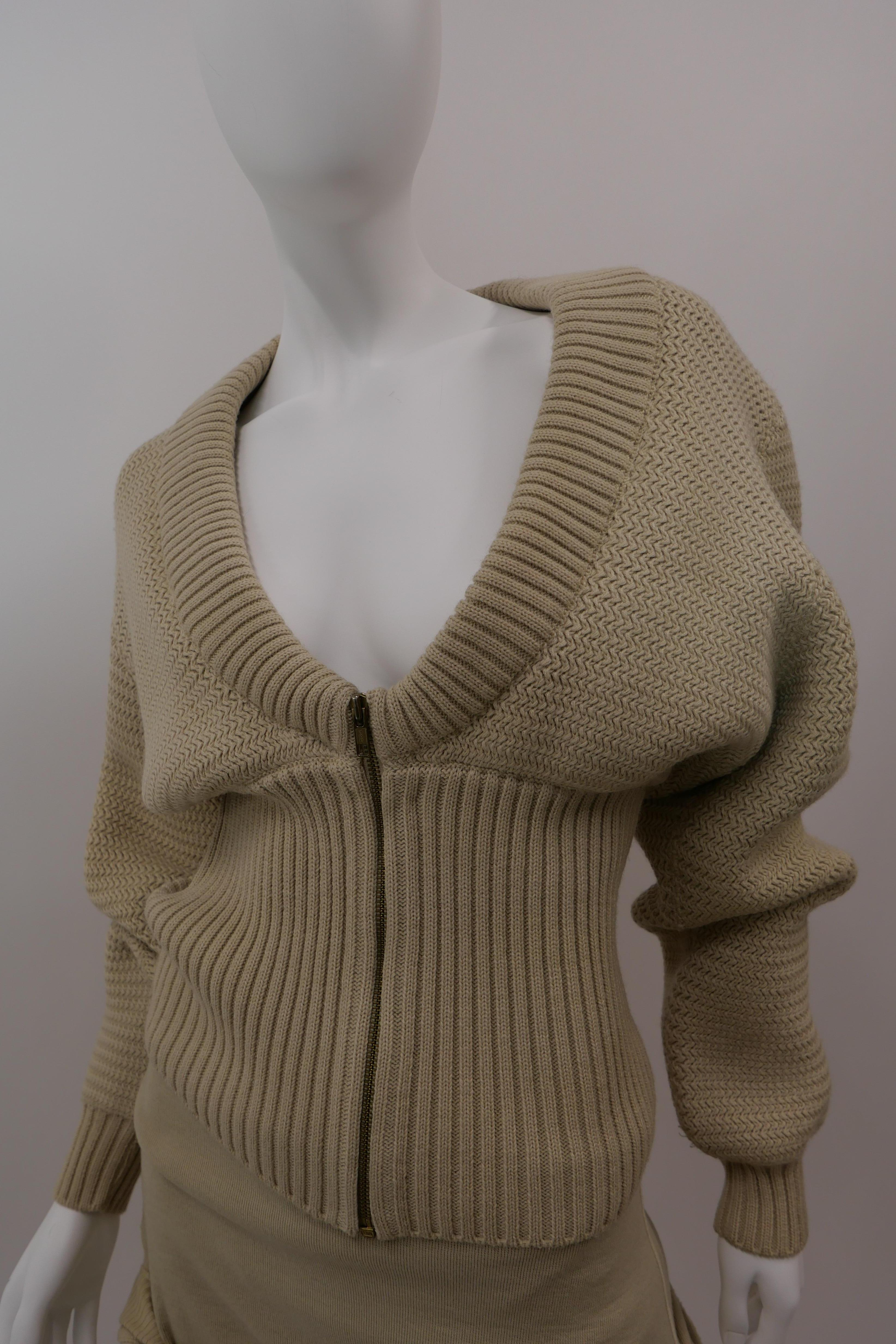 Azzedine Alaia Cárdigan Vintage A/W 1985 en venta 2