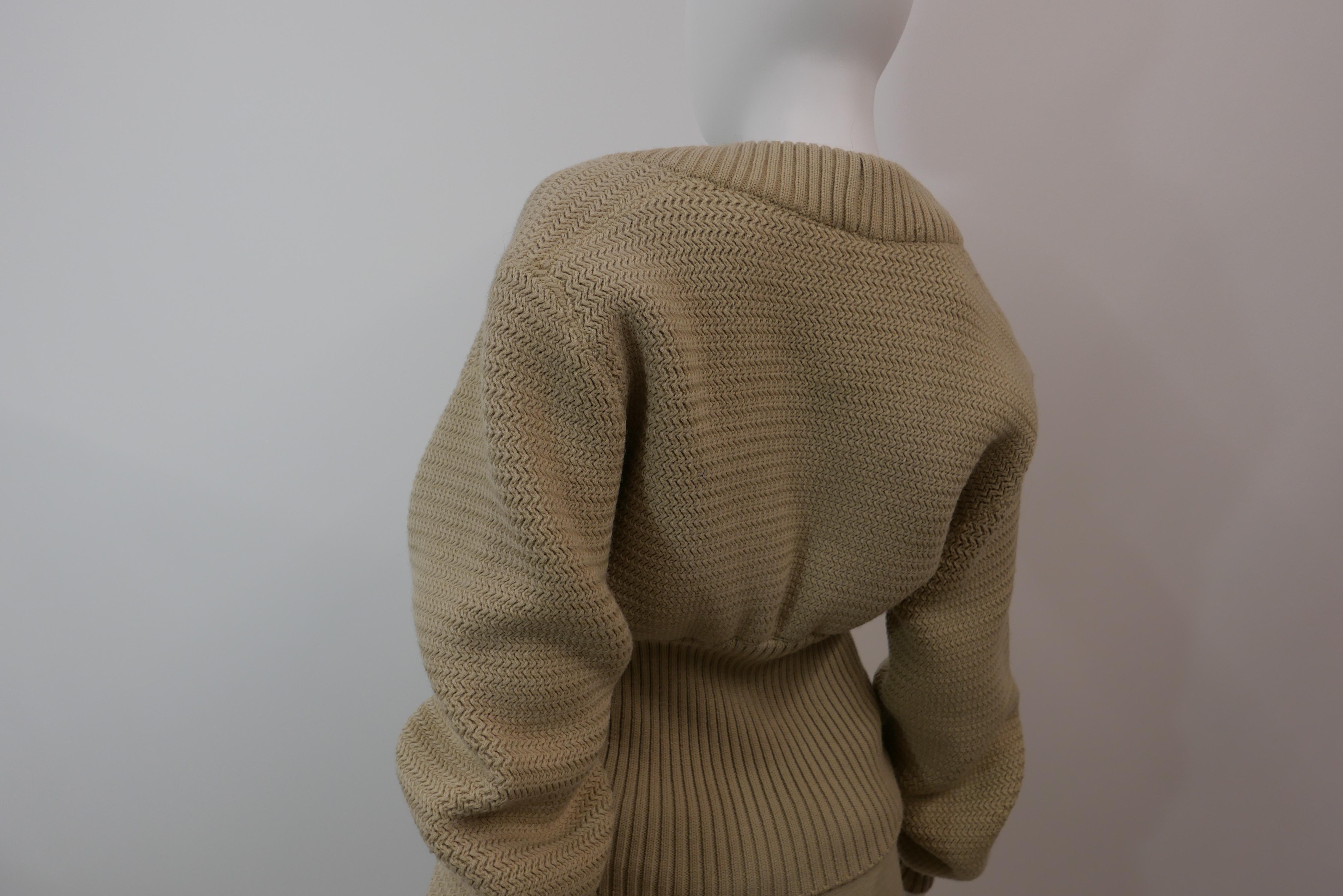 Azzedine Alaia Cárdigan Vintage A/W 1985 en venta 4