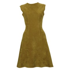 Abito vintage di Azzedine Alaïa verde chartreuse, taglia S/M, anni '90