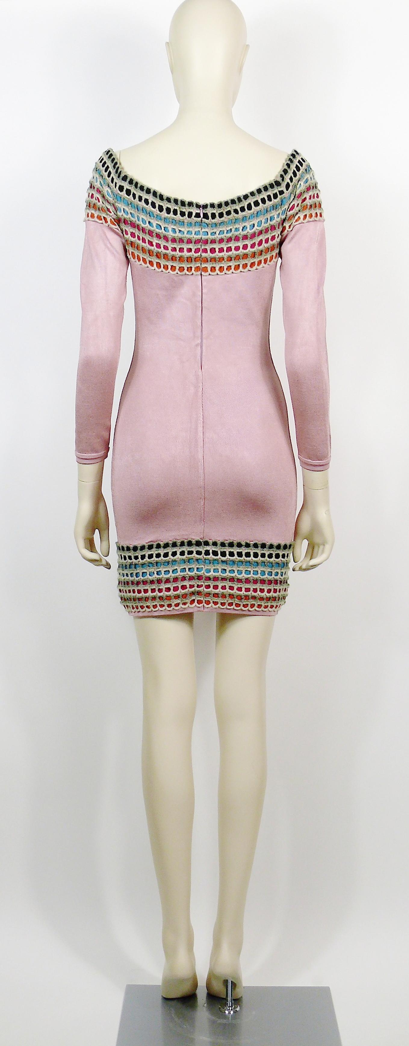 Azzedine Alaia Vintage Knit Dress For Sale 2