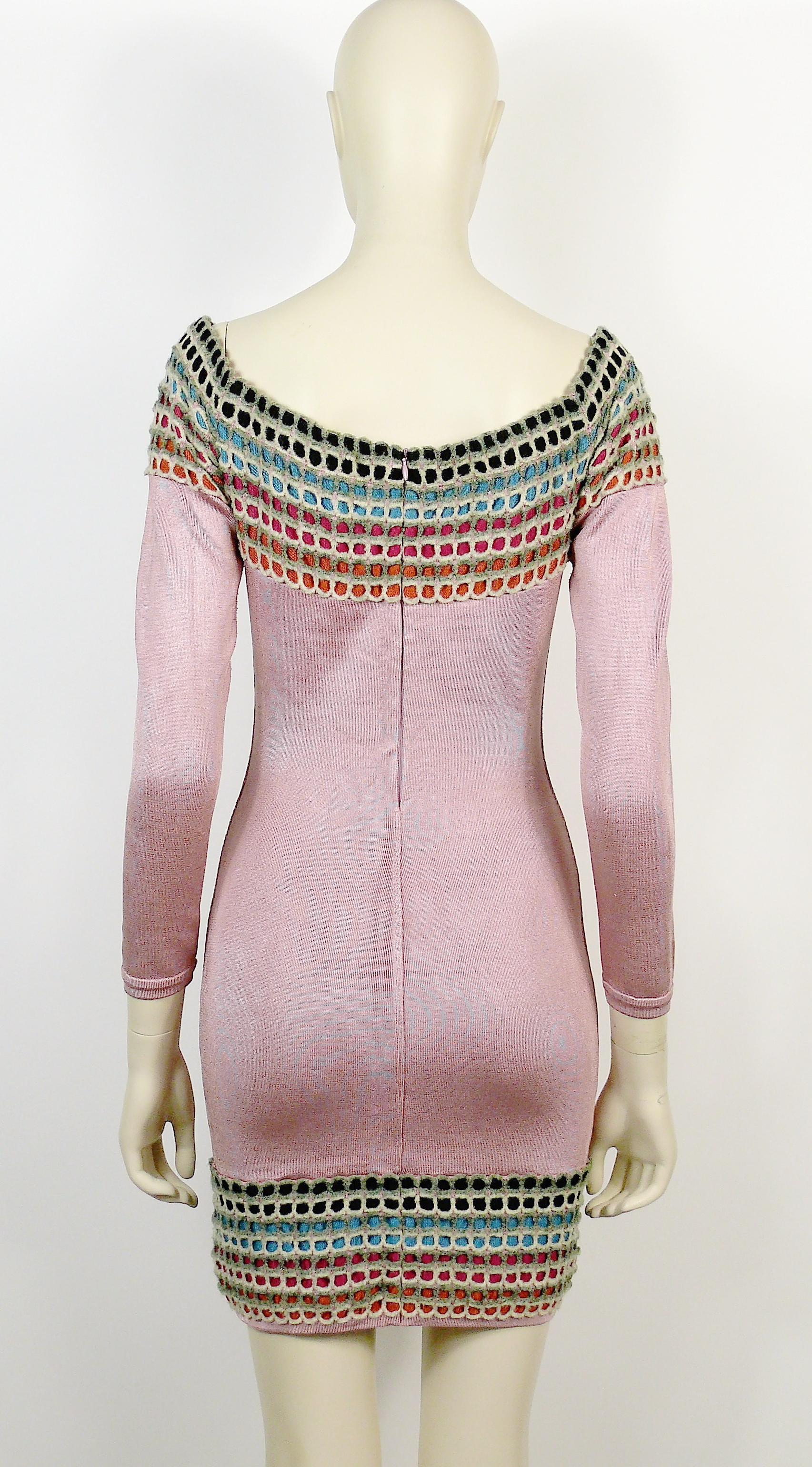 Azzedine Alaia Vintage Knit Dress For Sale 3