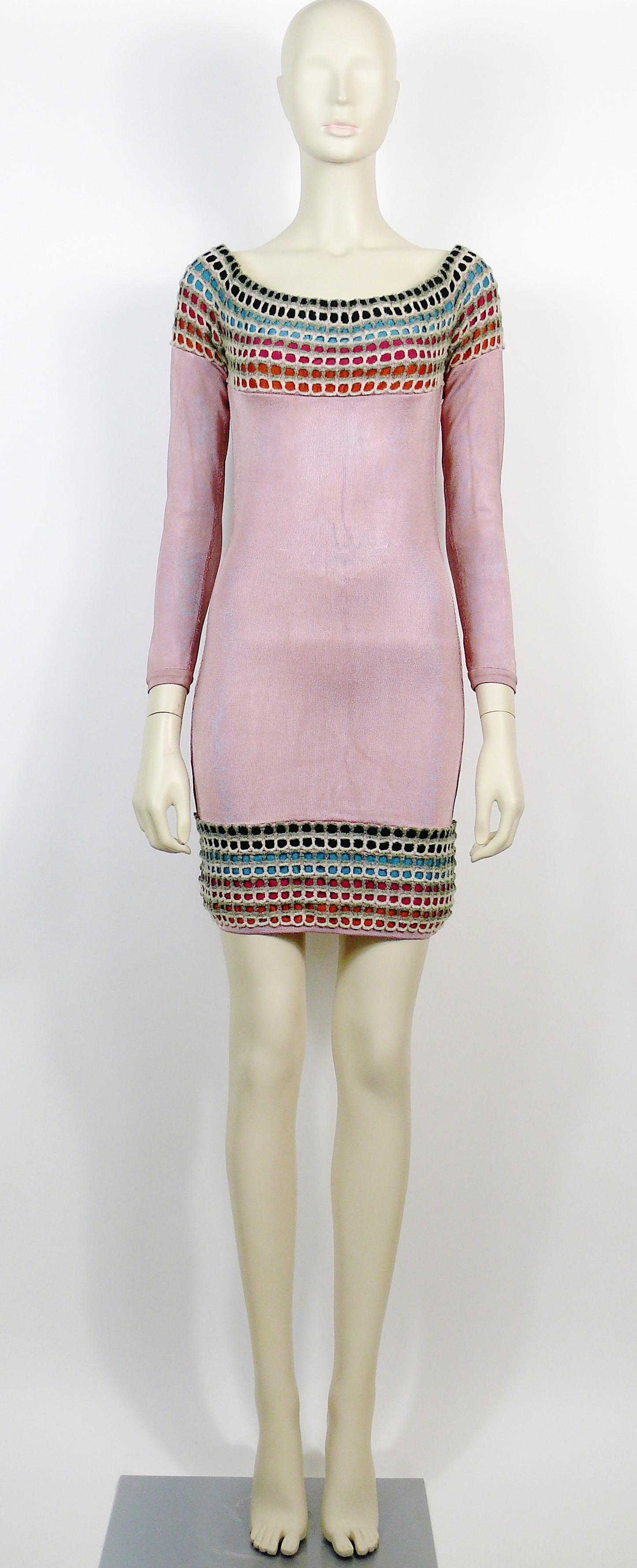 Donna Vestito in maglia vintage di Azzedine Alaia in vendita