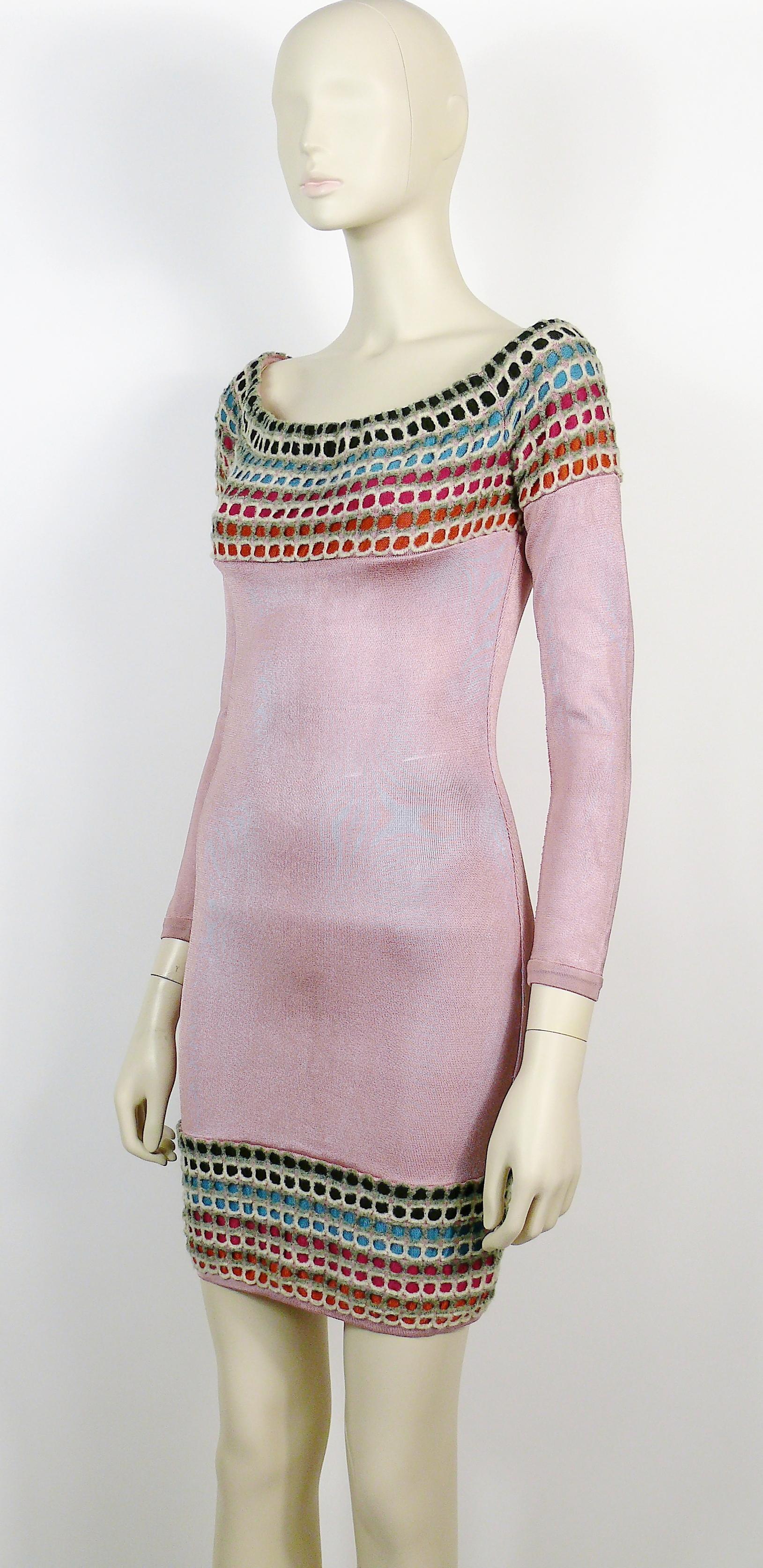 Azzedine Alaia Vintage Knit Dress For Sale 1