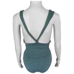 Azzedine Alaia Vintage Open Back Bodysuit