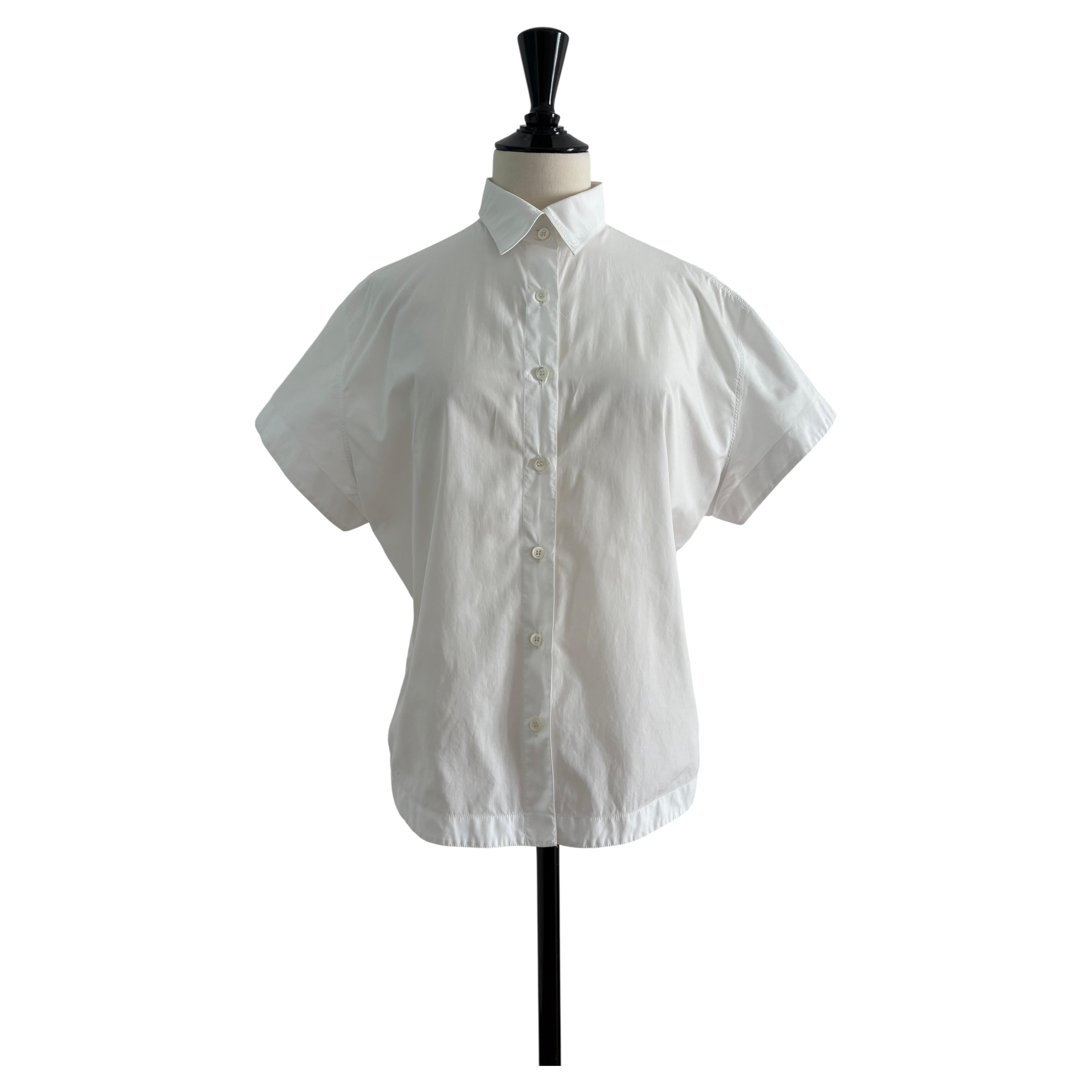 Azzedine Alaïa Vintage Spring/ Summer 1990s White Cotton Shirt
