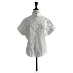 Azzedine Alaïa Vintage Spring/ Summer 1990s White Cotton Shirt
